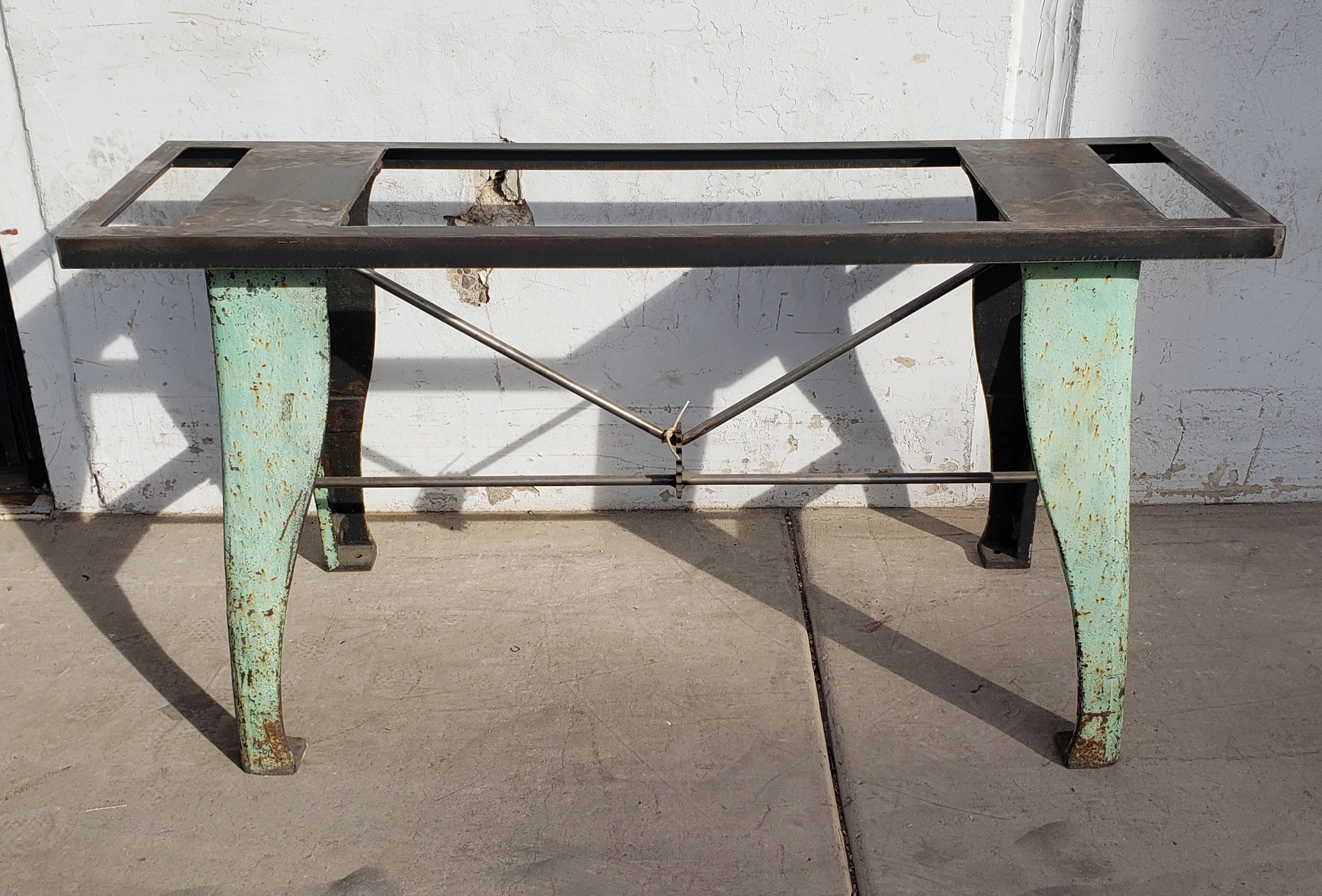 Vintage industrial store table legs