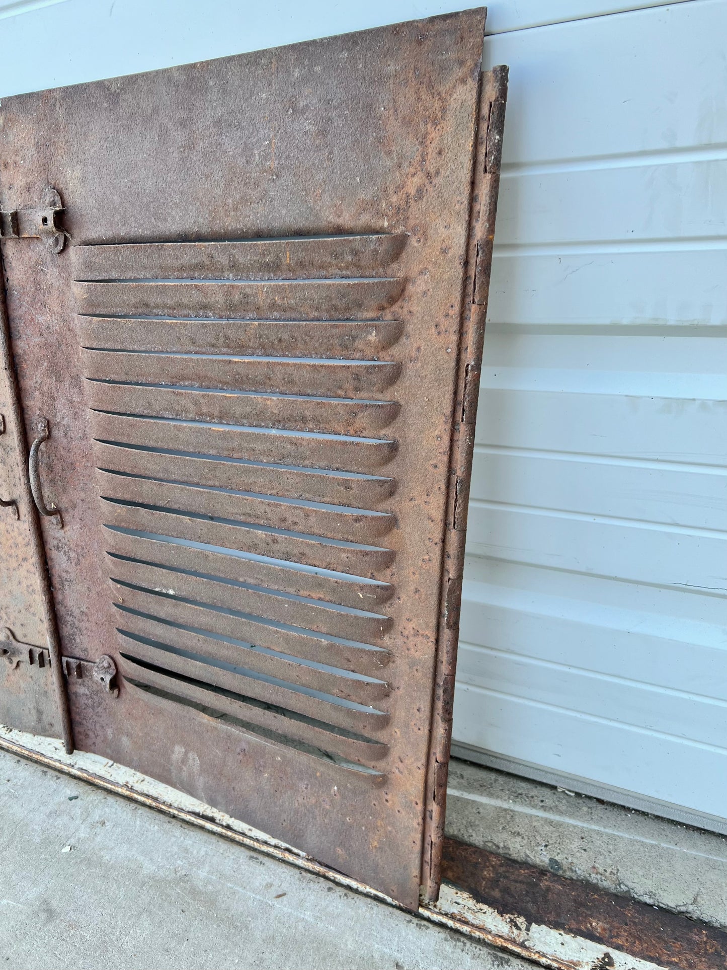 Pair of Iron Shutters