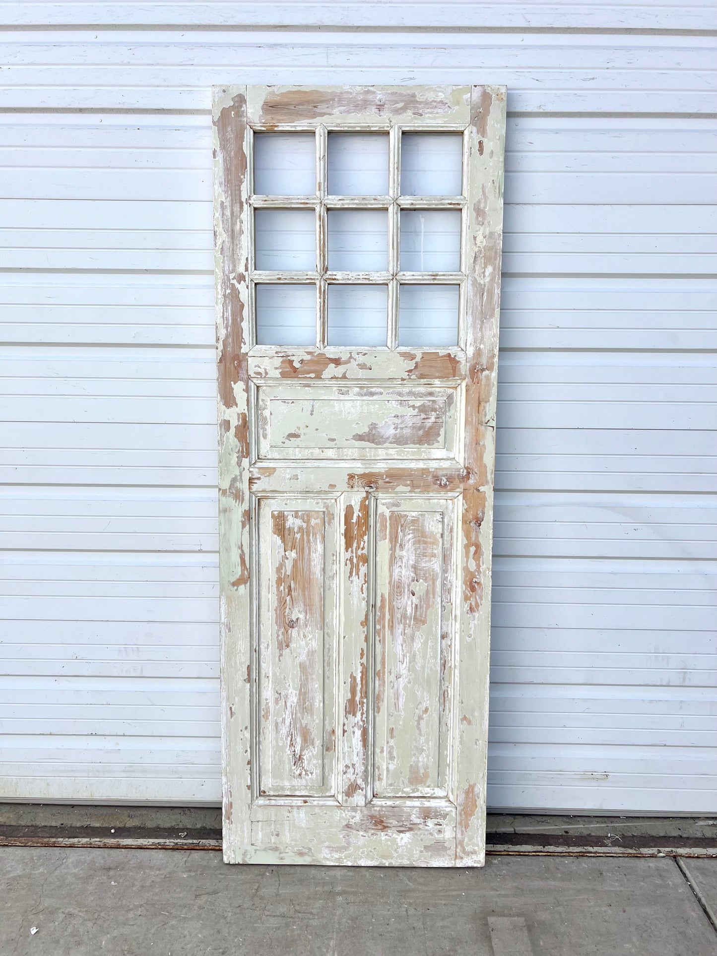 Single Painted French Door w/9 Glass Lites