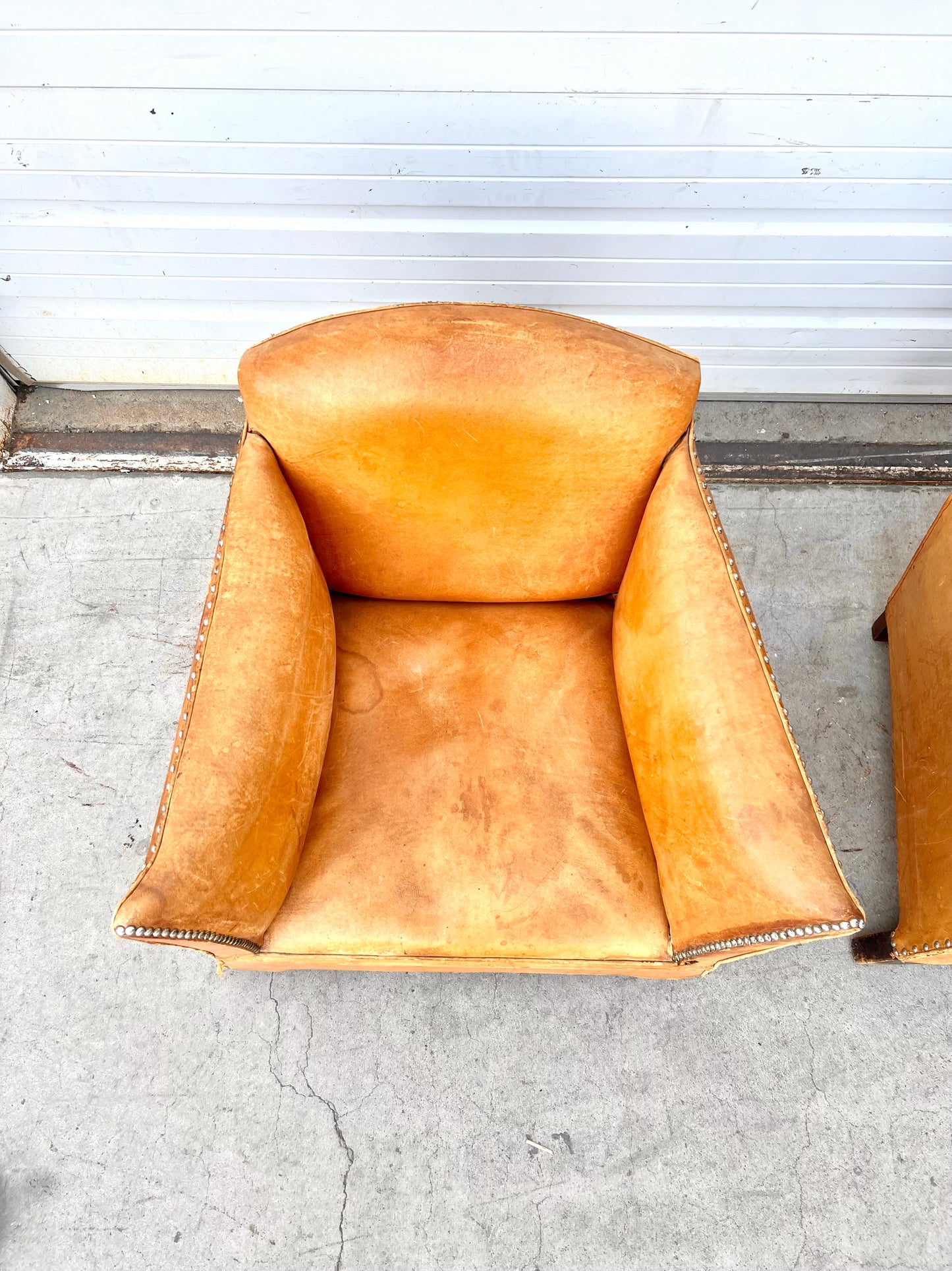 Pair of Petite French Club Chairs
