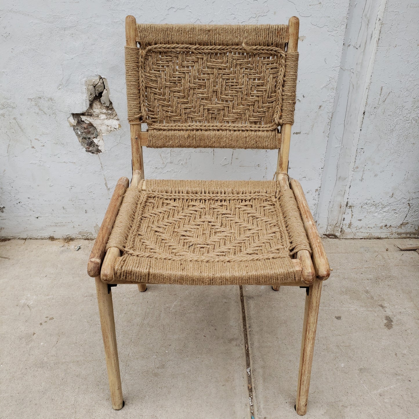 Woven Jute Dining Side Chair