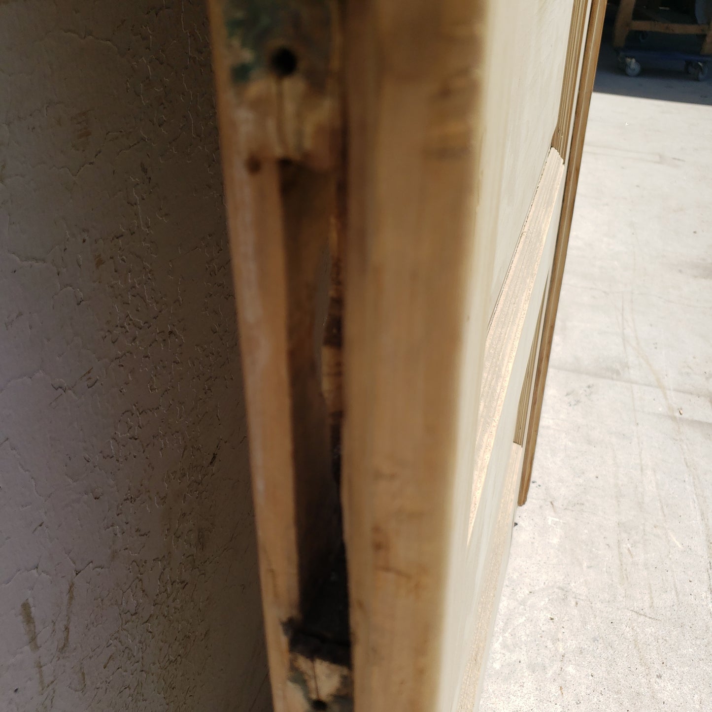 Single Antique 6 Panel Solid Wood Door