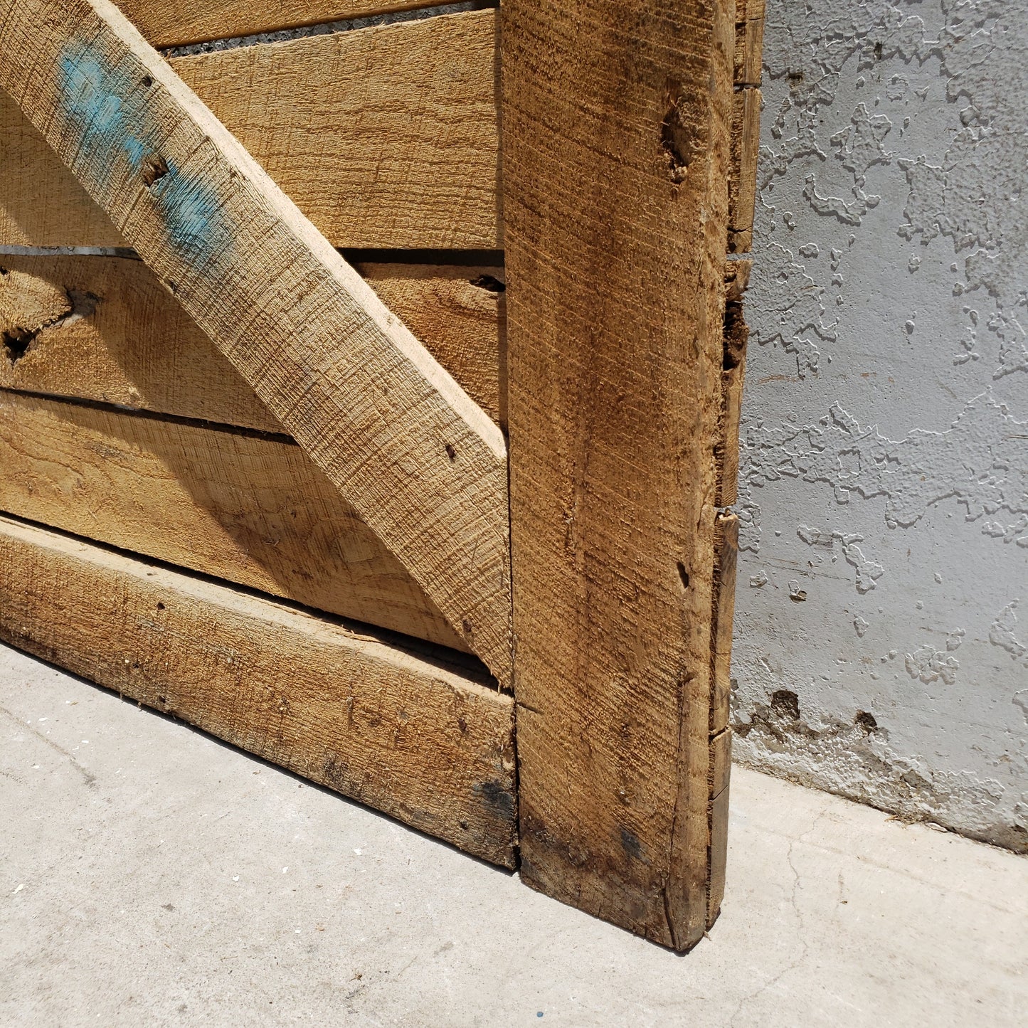 Vintage Horse Stall Door with Screen