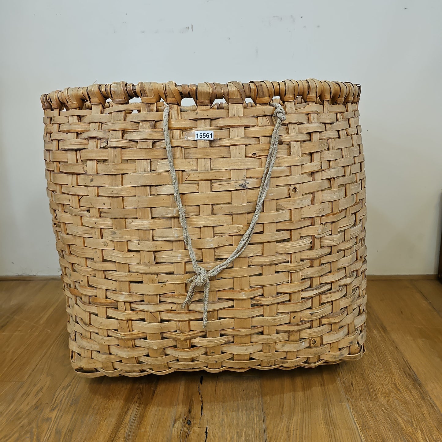 Large Antique Cotton Basket