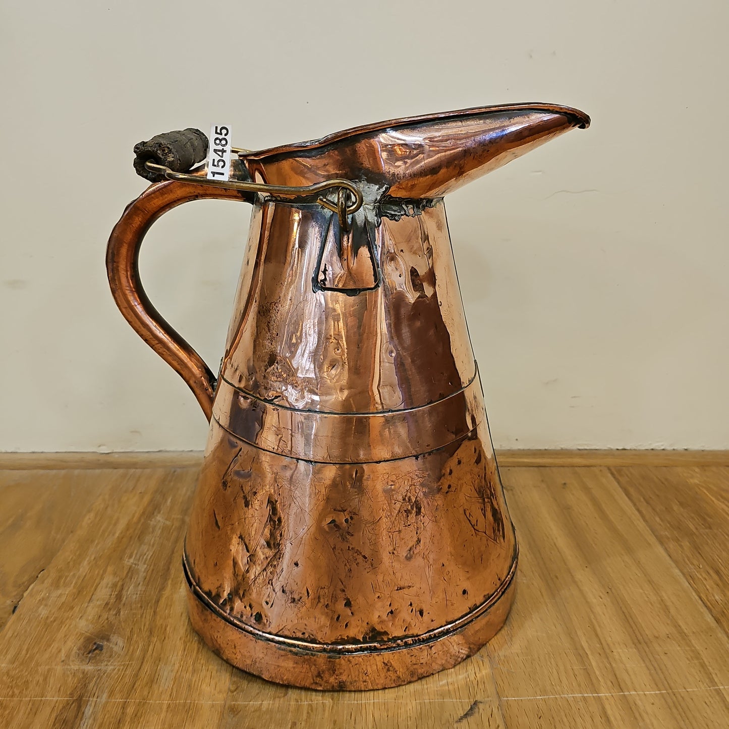 Antique French Copper Pitcher