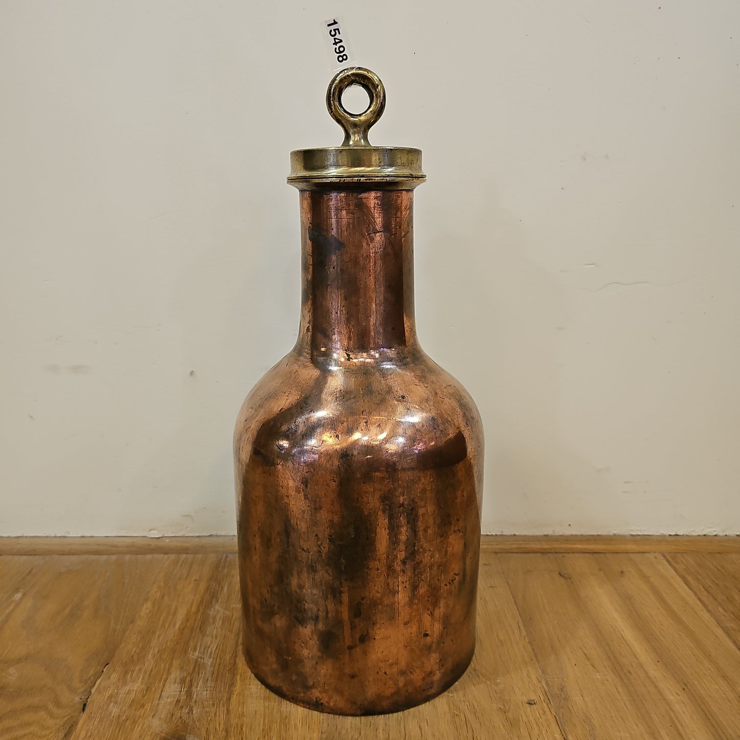 Antique French Copper Pharmacy Bottle