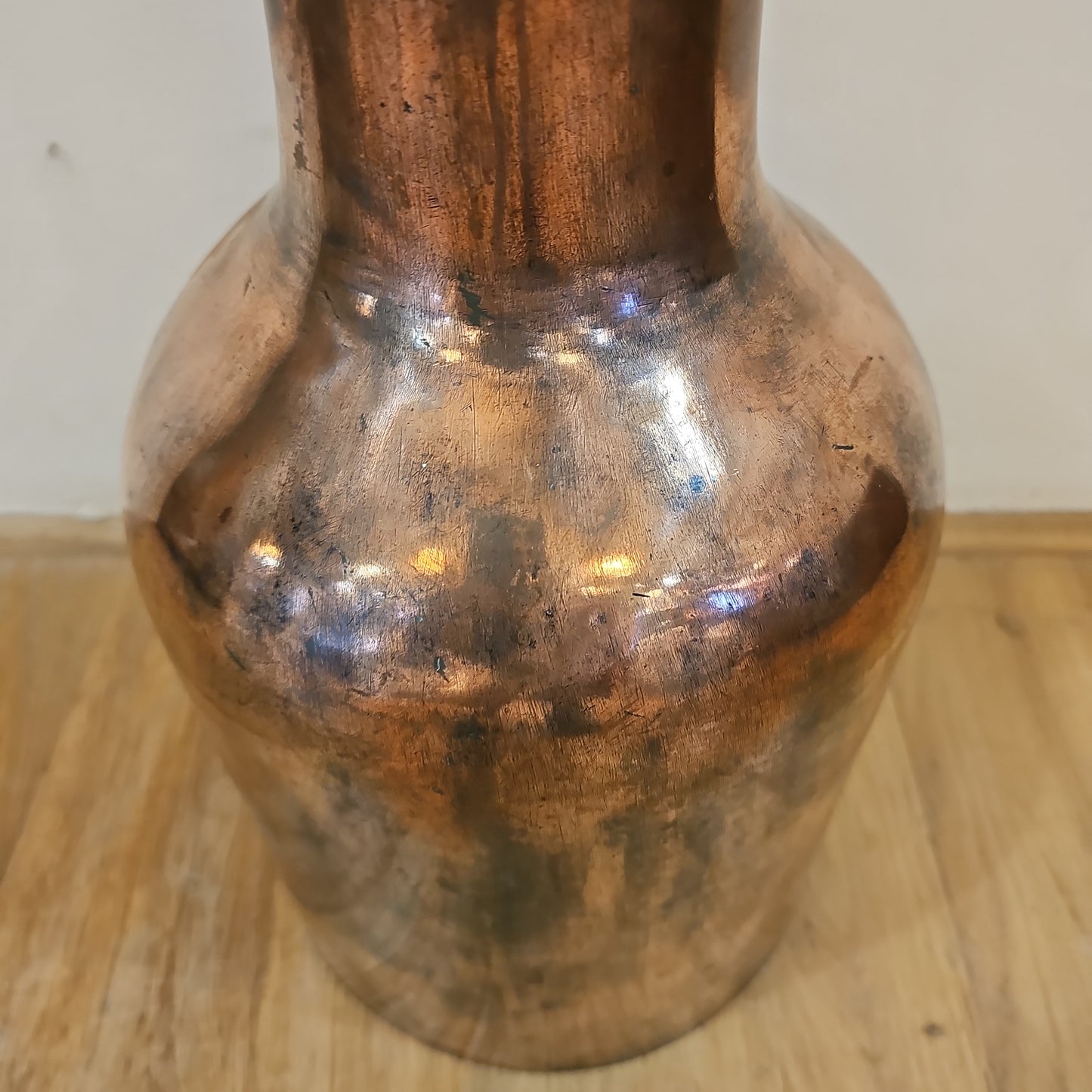 Antique French Copper Pharmacy Bottle