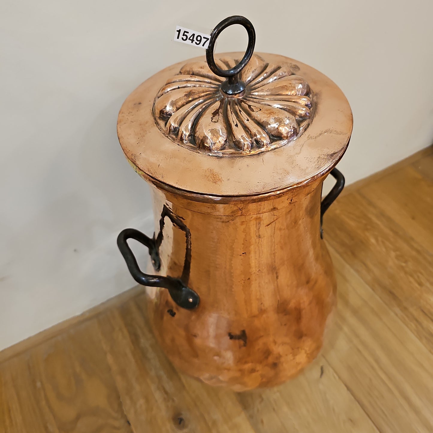 French Copper Apothecary Container