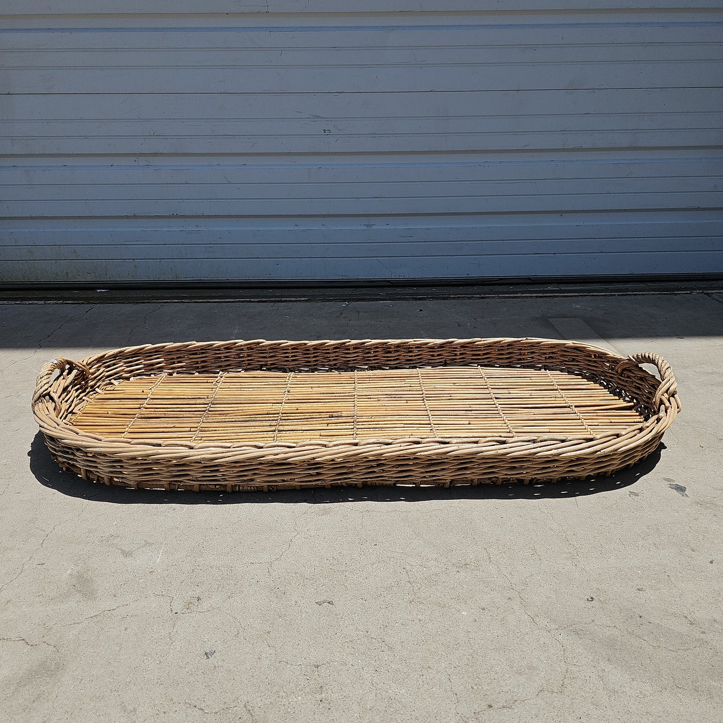 Large French Wicker Bread Basket