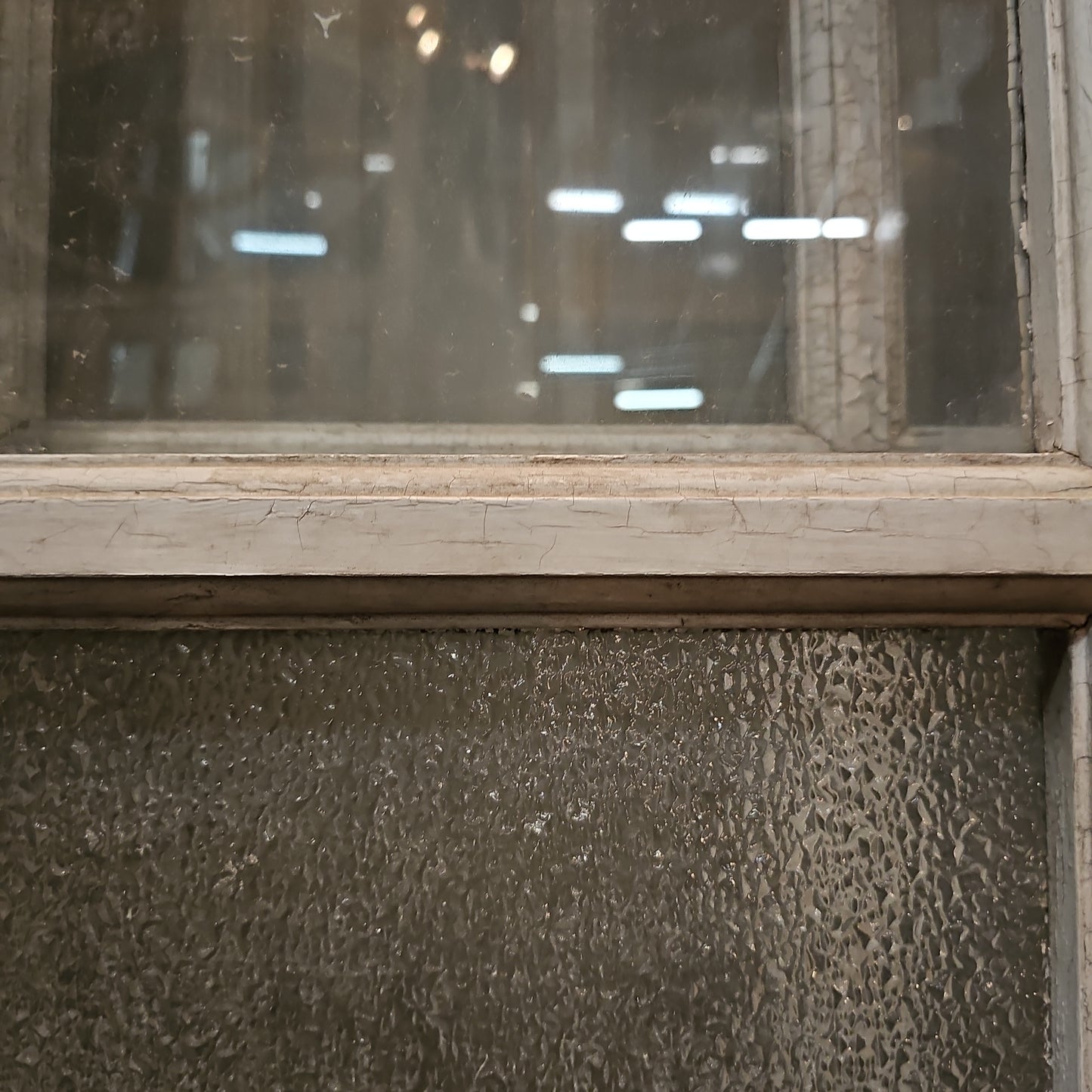 Pair of 14 Lite White French Antique Doors