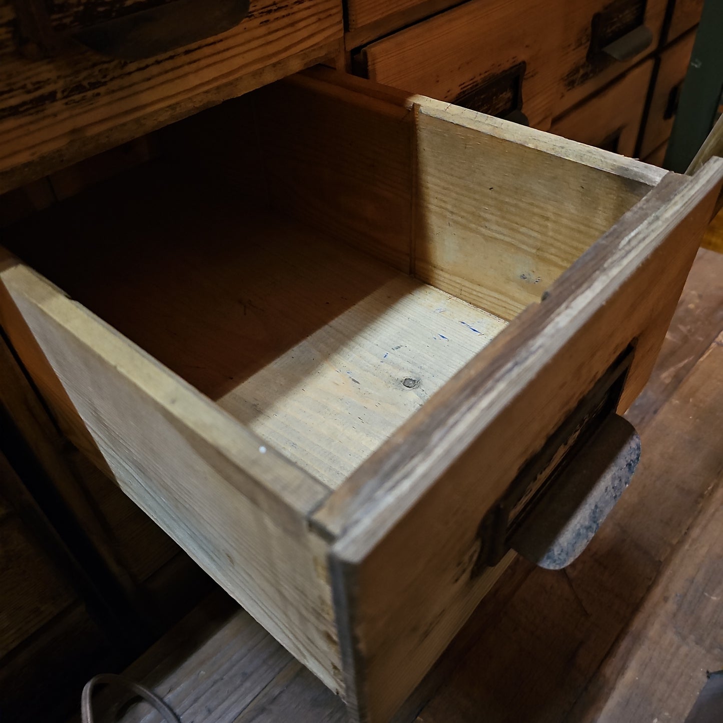 Antique Wooden Card Catalog (sold in individual sections)