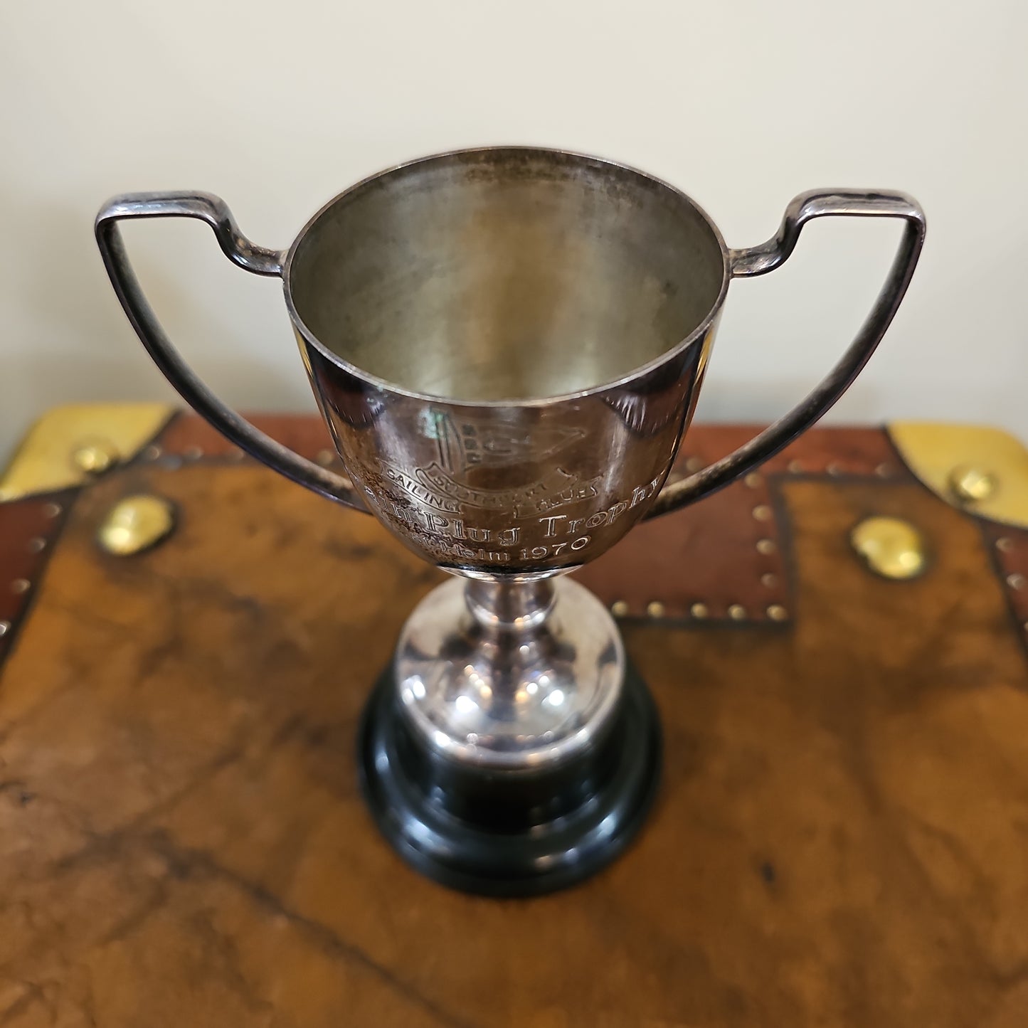 Vintage Trophy, "Southport Sailing Club, Drain Plug Trophy, 1970"