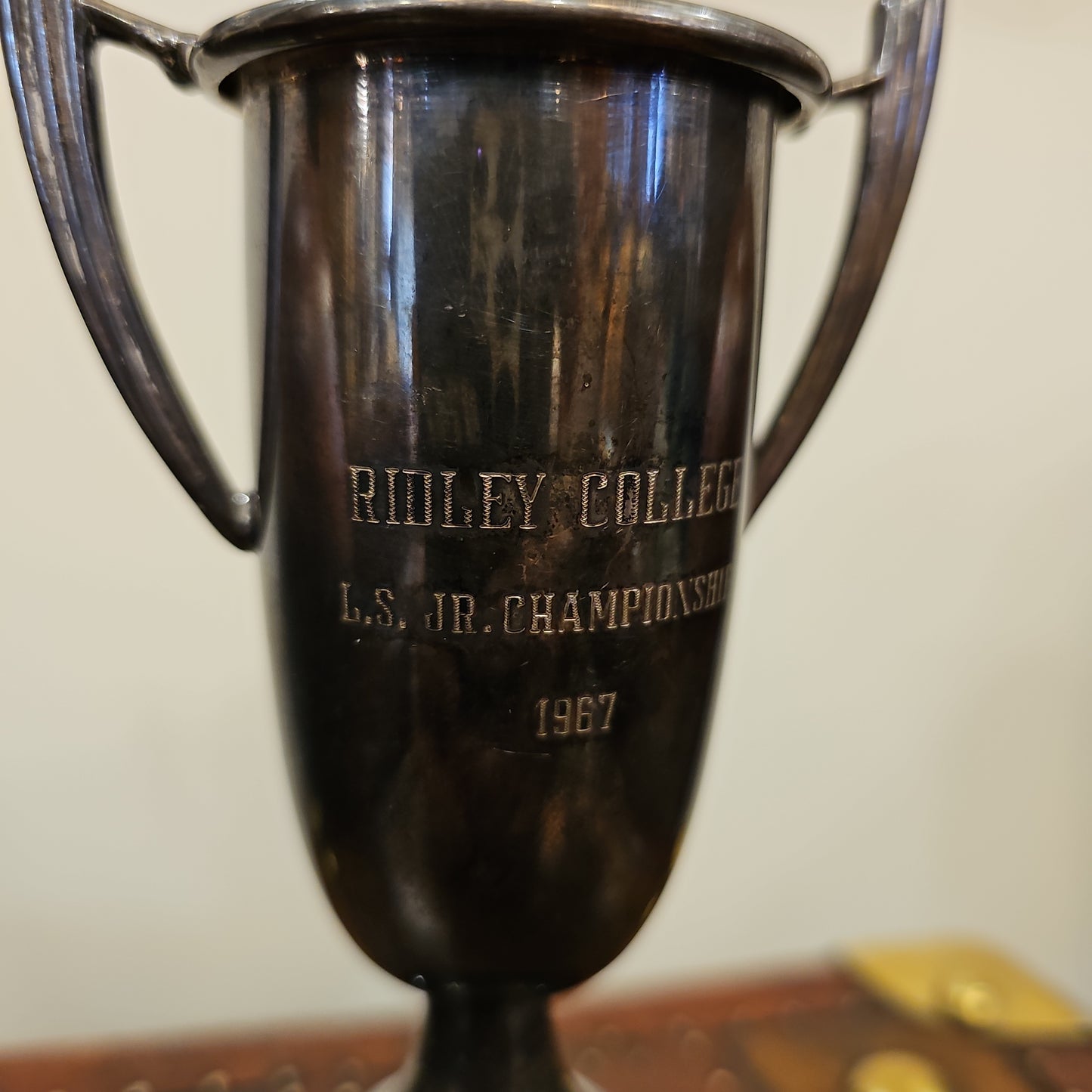 Vintage Trophy, "Ridley College, L.S. Jr. Championship, 1967"