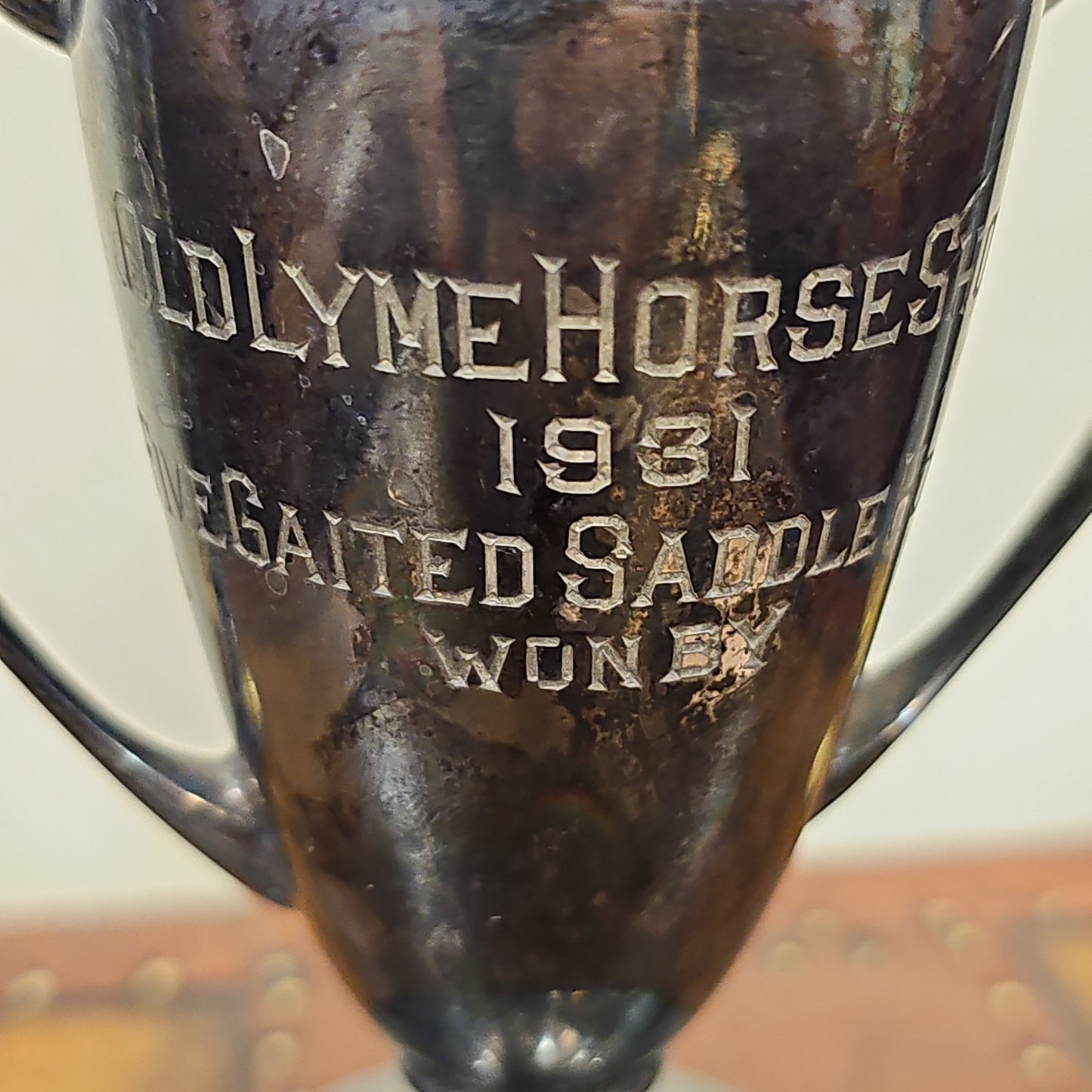 Vintage Trophy, "Old Lyme Horse Show, 1931"