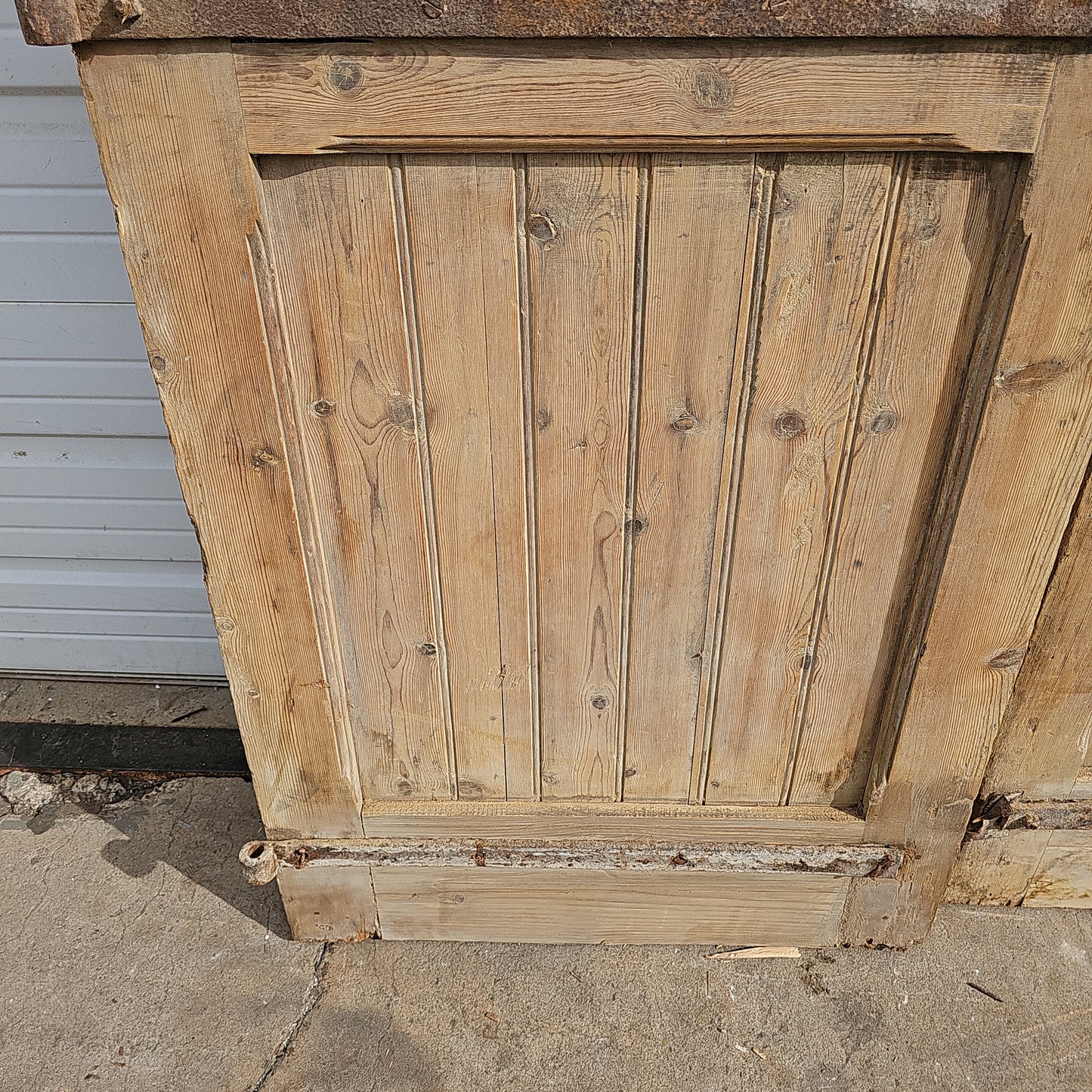 Pair of Carved Wood Panel Doors