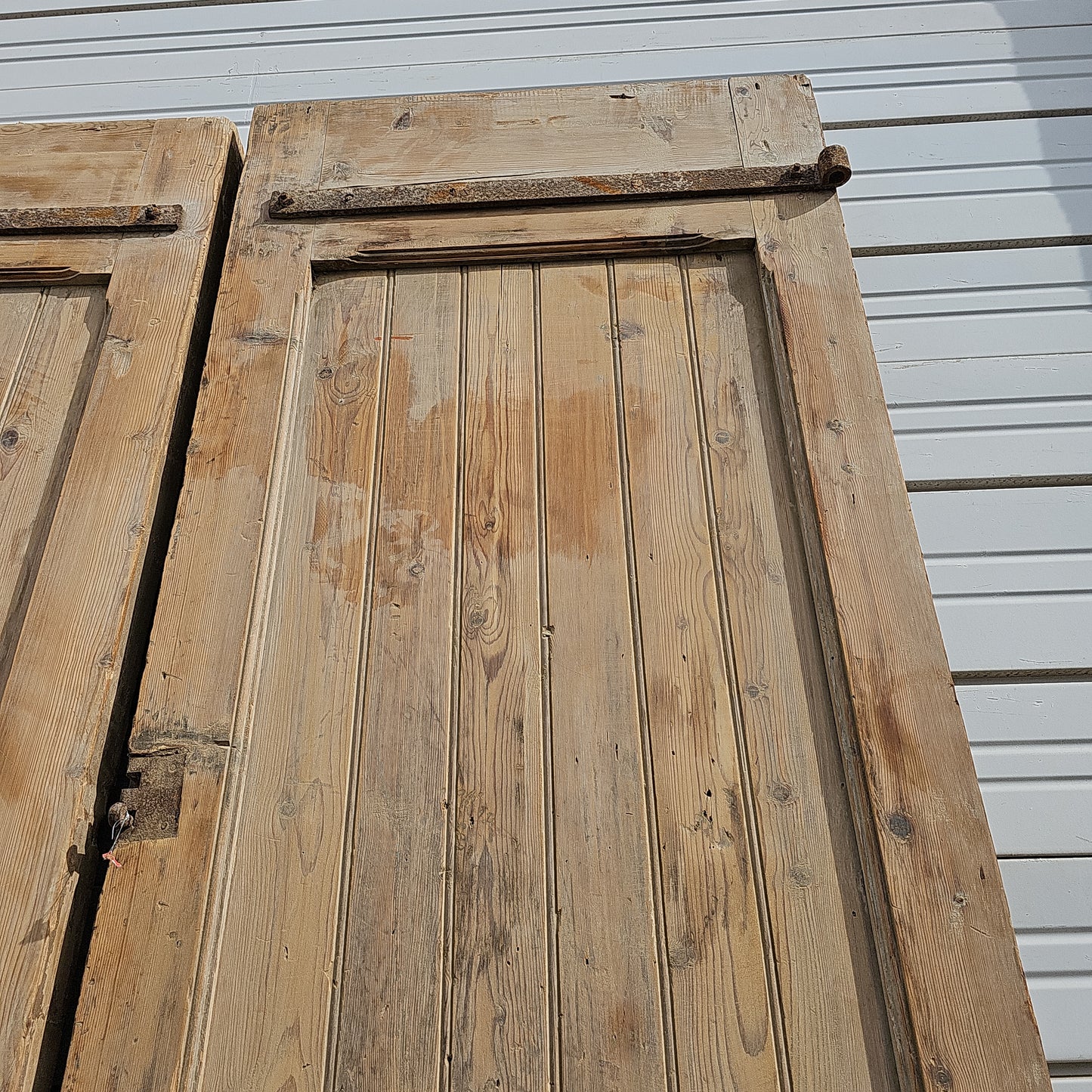 Pair of Carved Wood Panel Doors