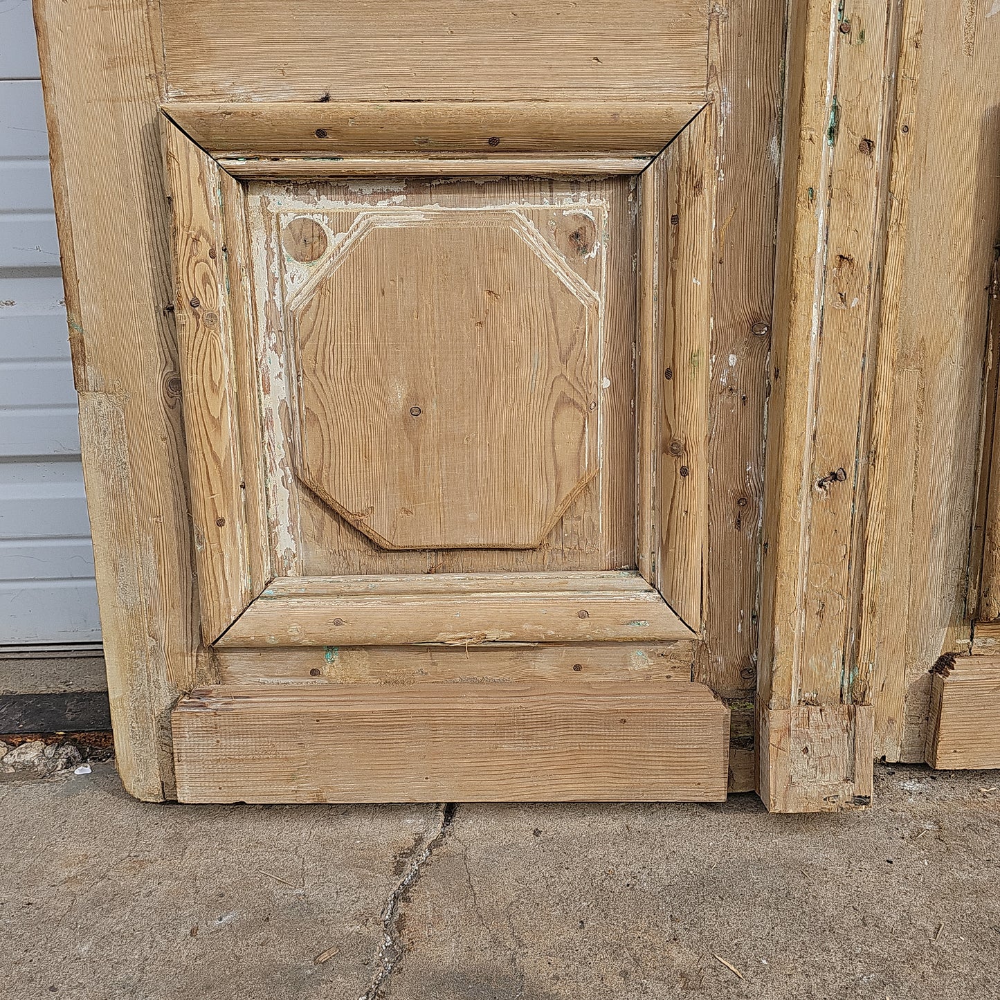 Pair of Carved Wood Panel Doors