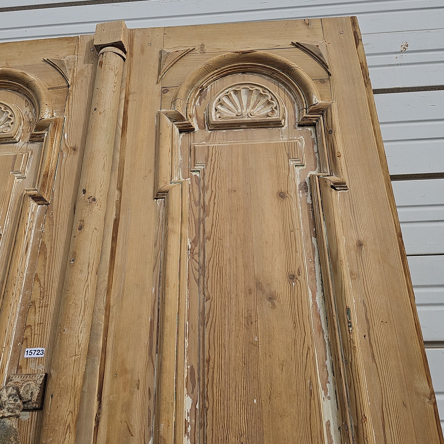 Pair of Carved Wood Panel Doors