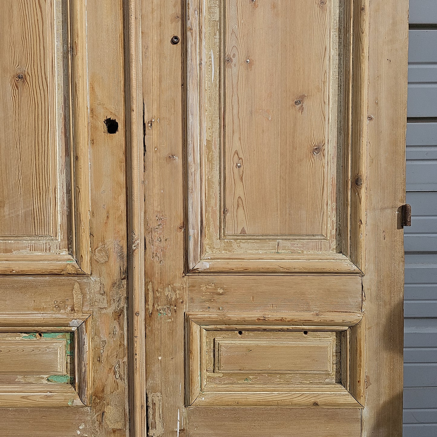 Pair of Carved Wood Panel Doors