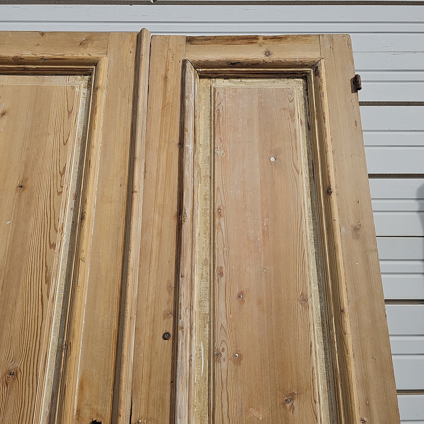 Pair of Carved Wood Panel Doors