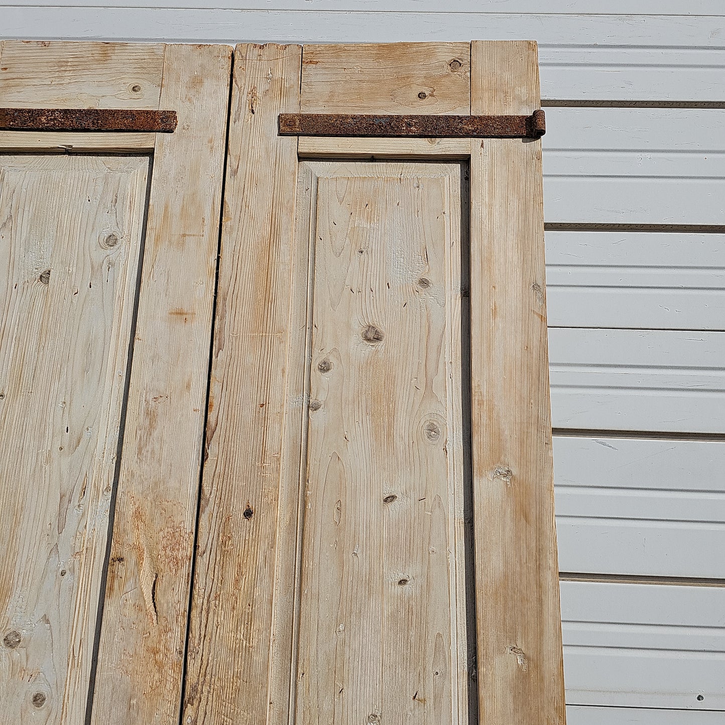 Pair of Carved Wood Panel Doors