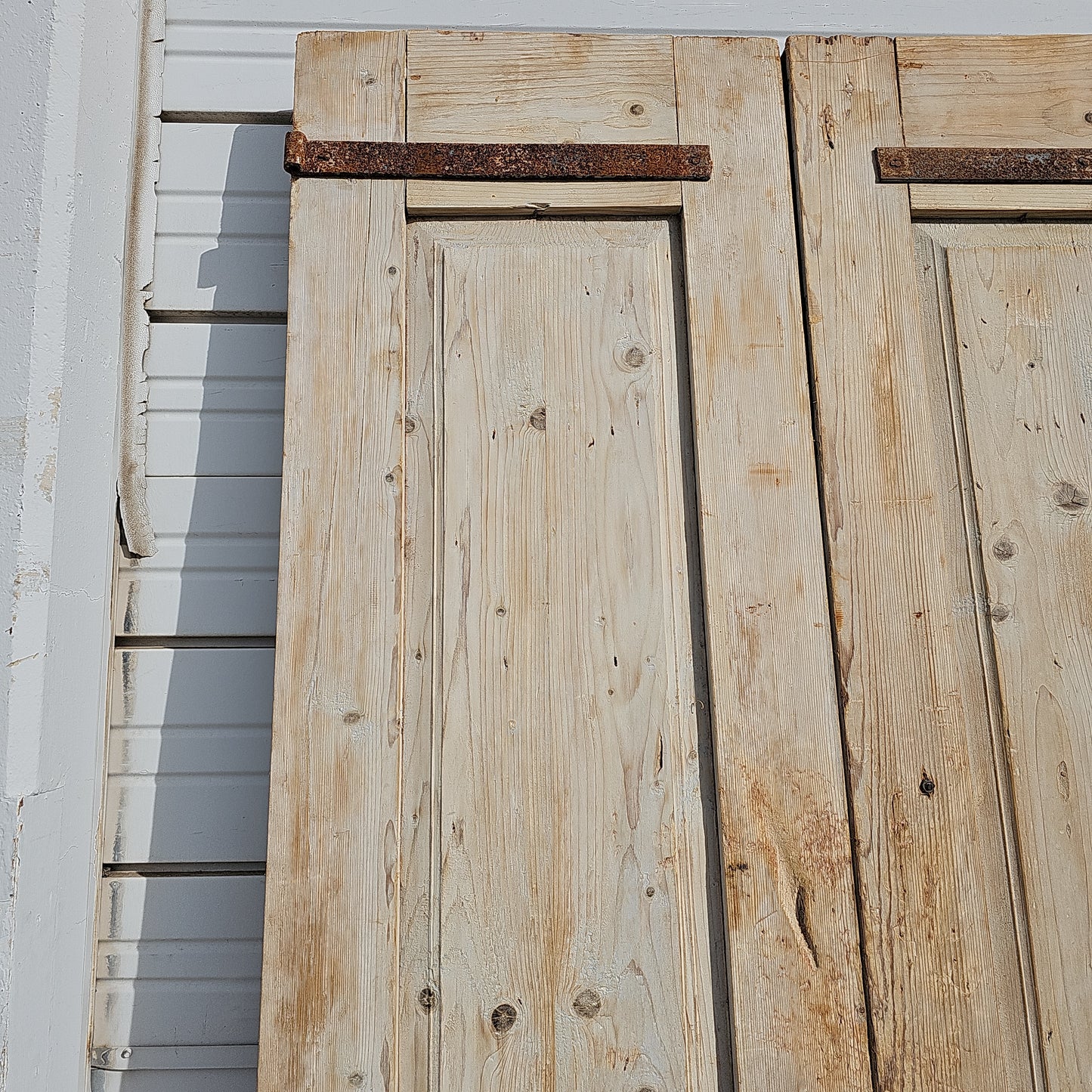 Pair of Carved Wood Panel Doors