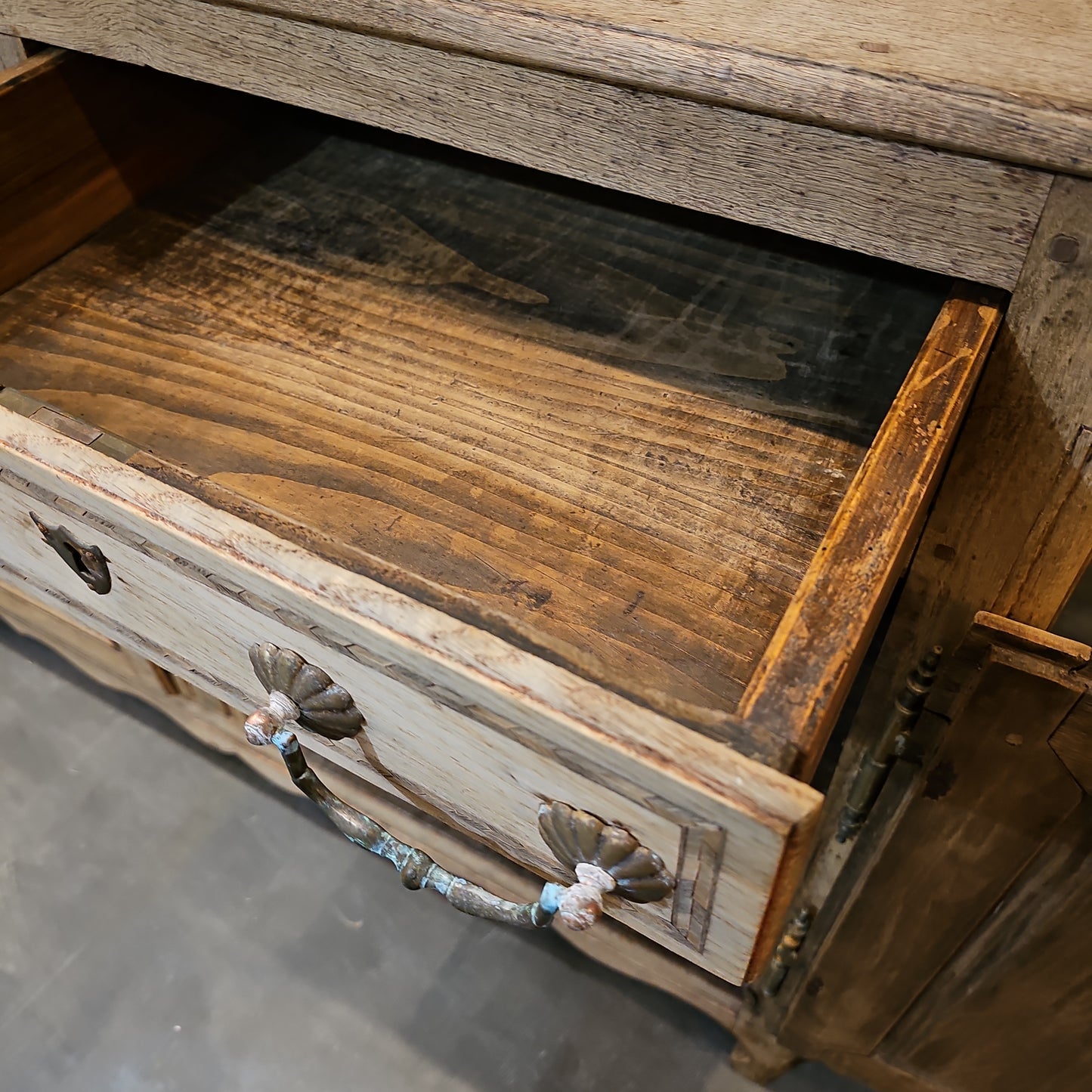 Bleached French Sideboard