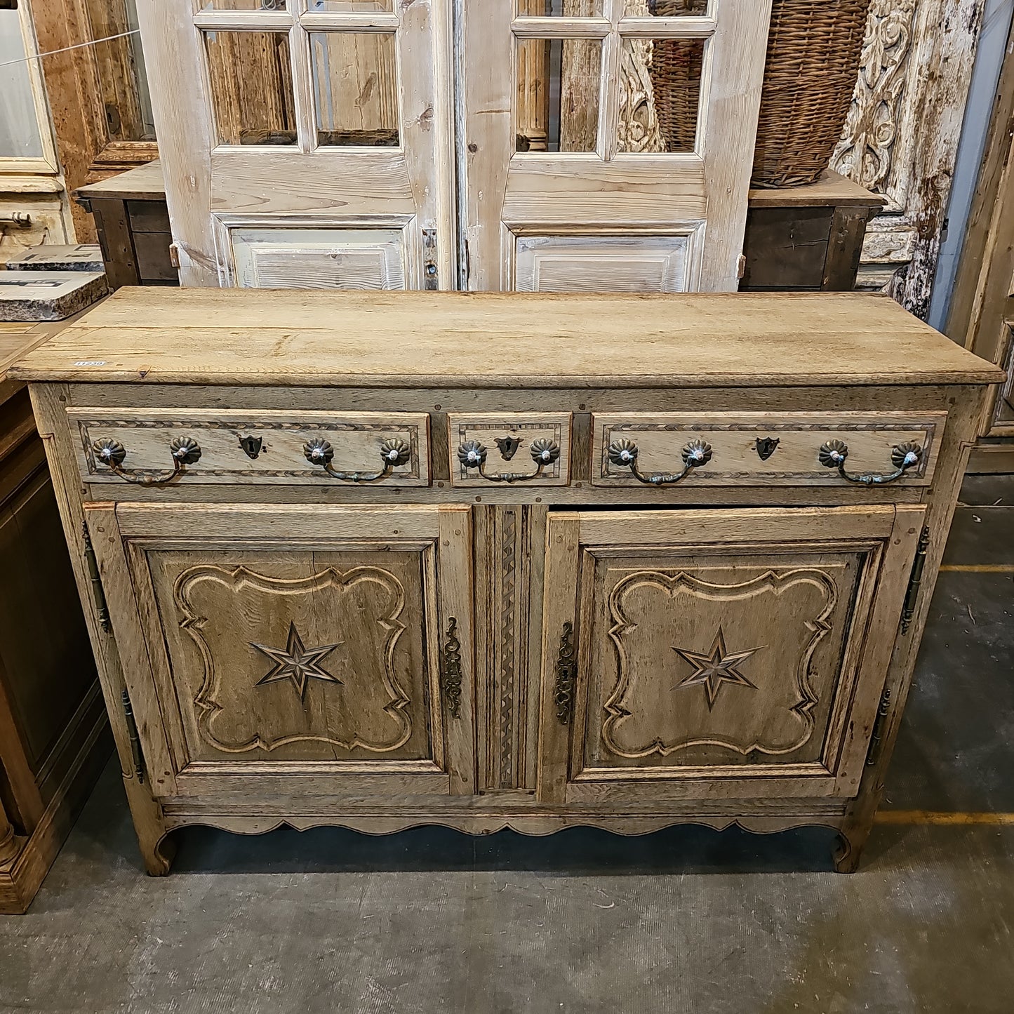 Bleached French Sideboard