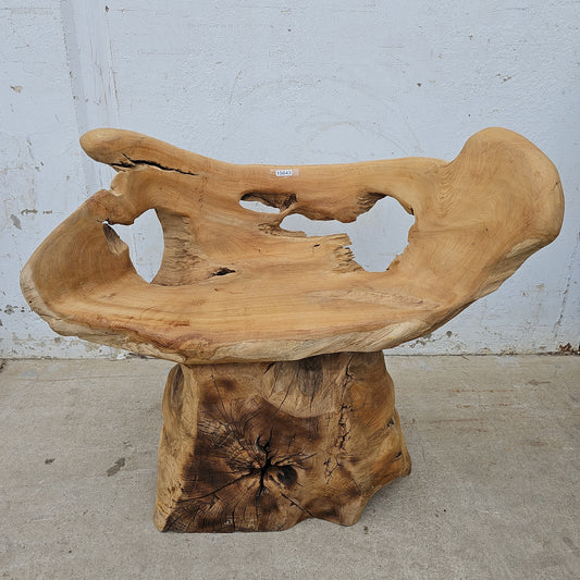 Primitive Wooden Trunk Chair