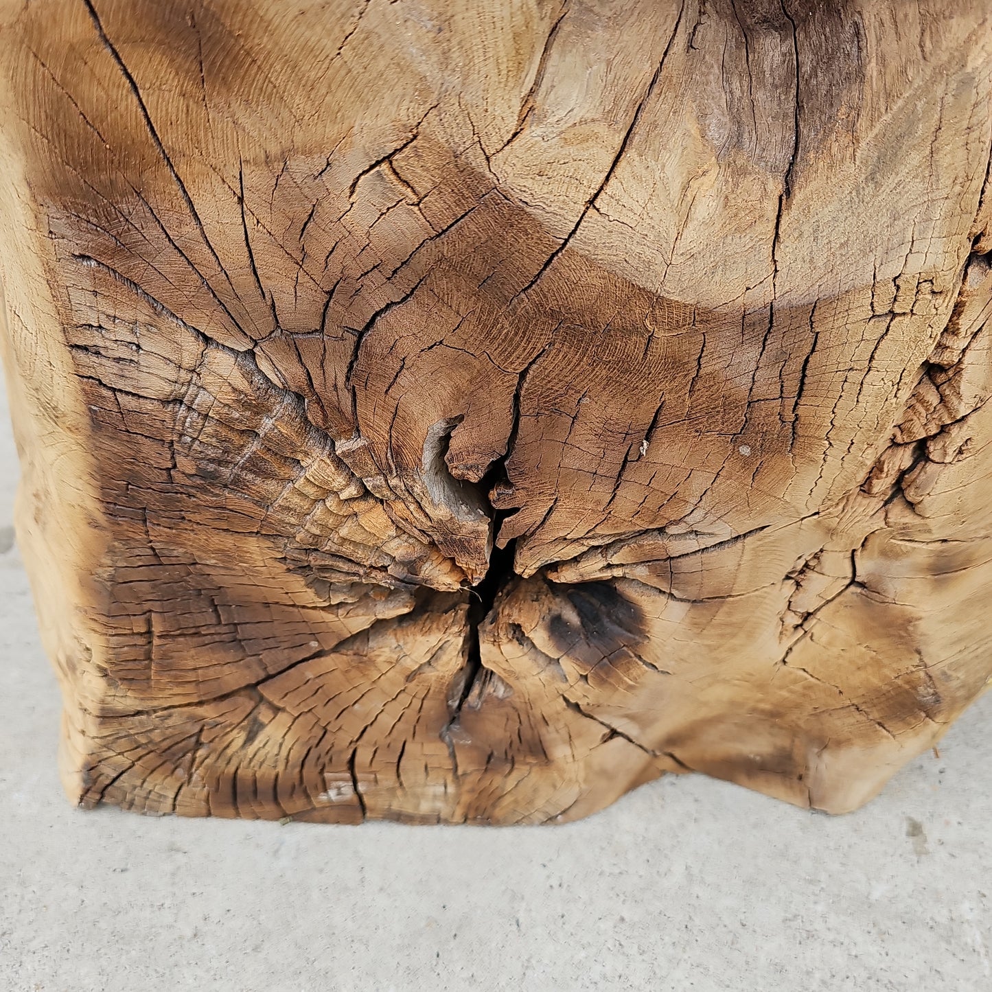 Primitive Wooden Trunk Chair