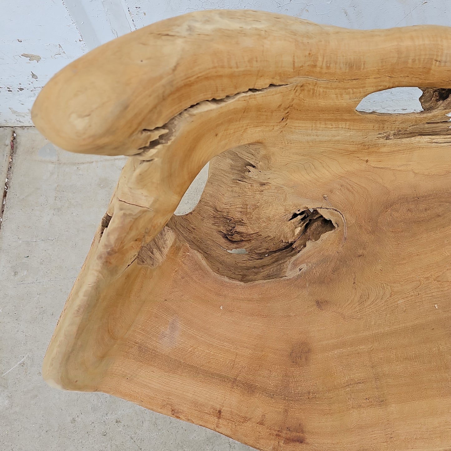 Primitive Wooden Trunk Chair