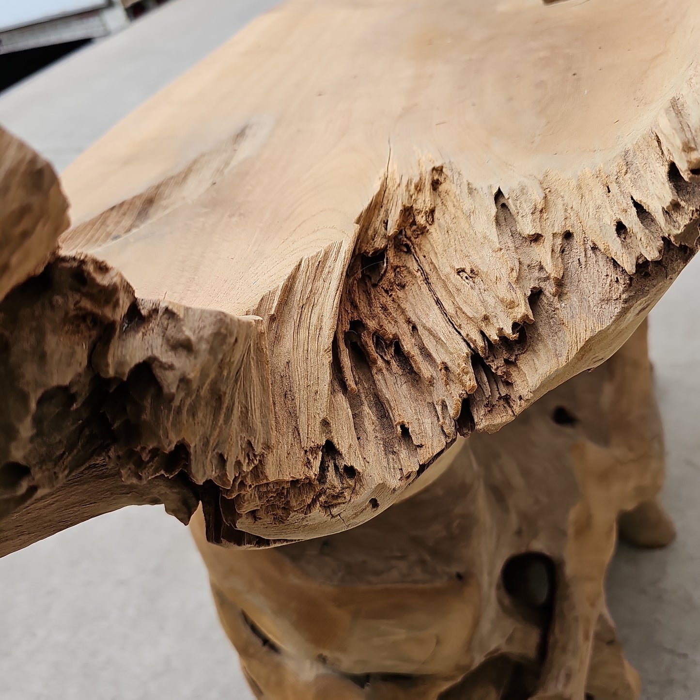 Primitive Wooden Trunk Chair