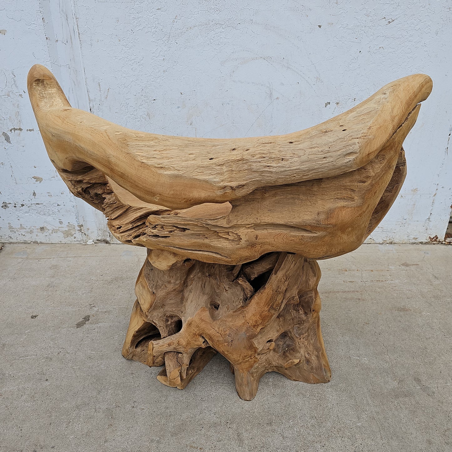 Primitive Wooden Trunk Chair