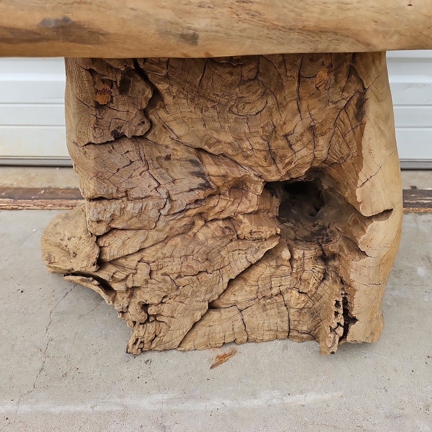Primitive Wooden Trunk Chair