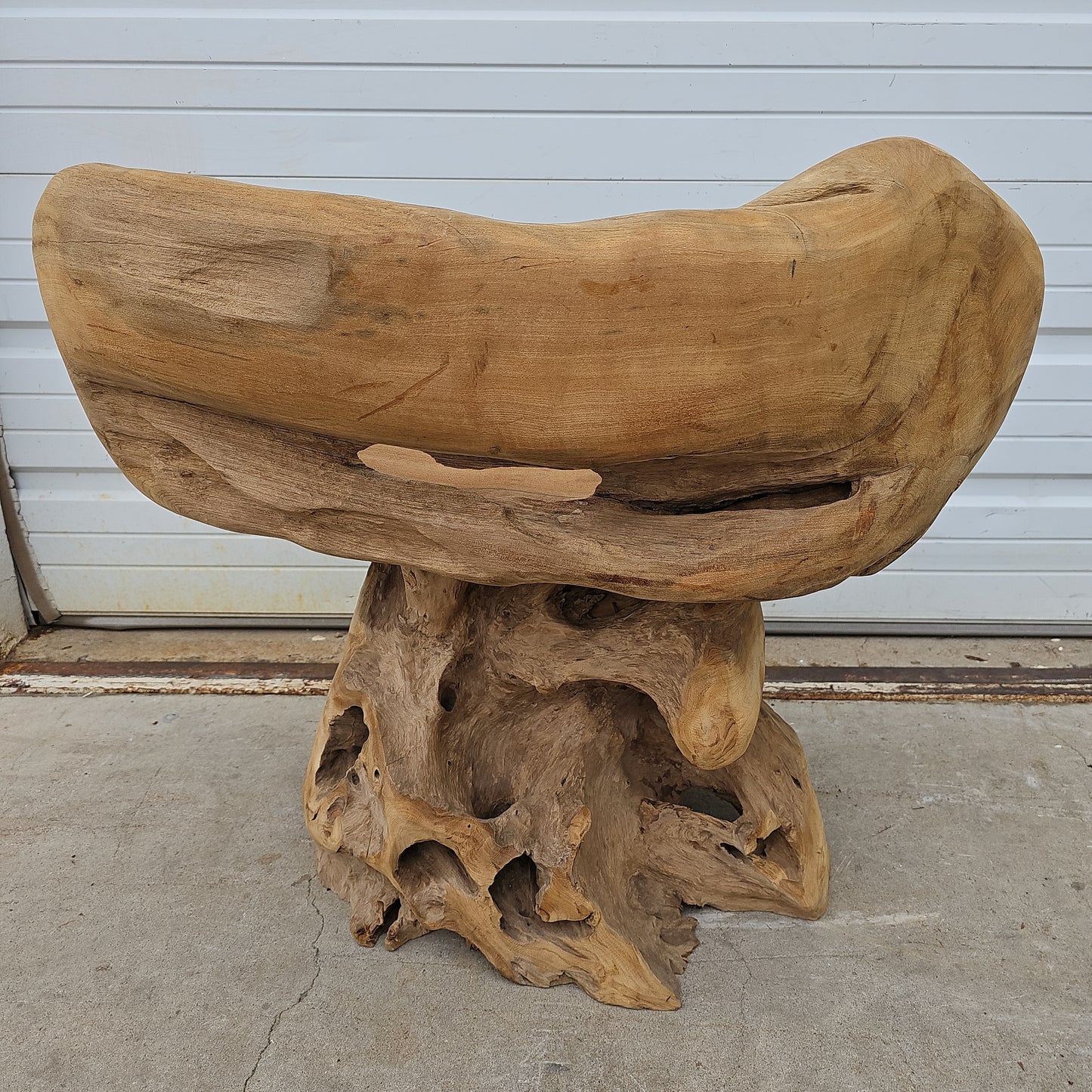 Primitive Wooden Trunk Chair