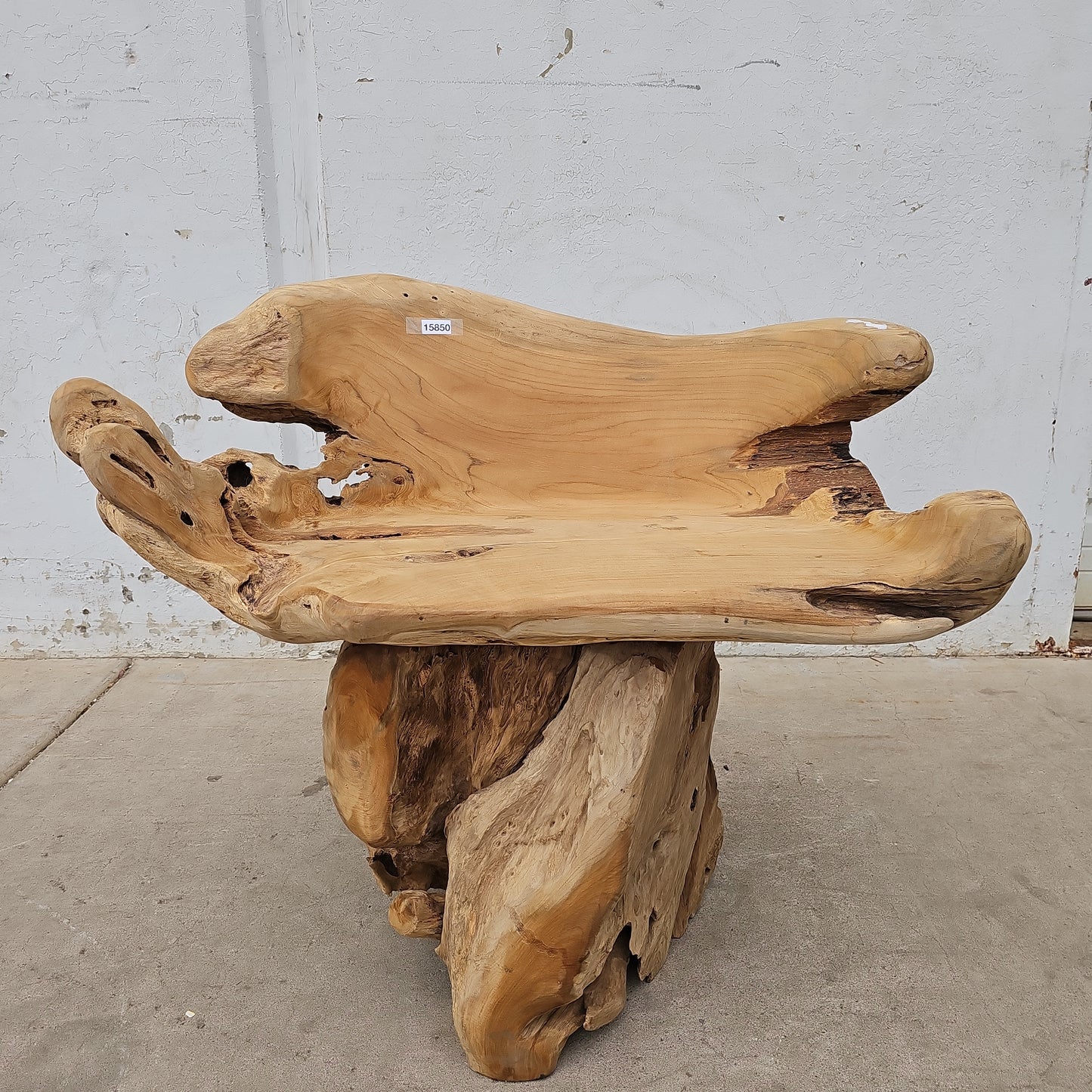 Primitive Wooden Trunk Chair