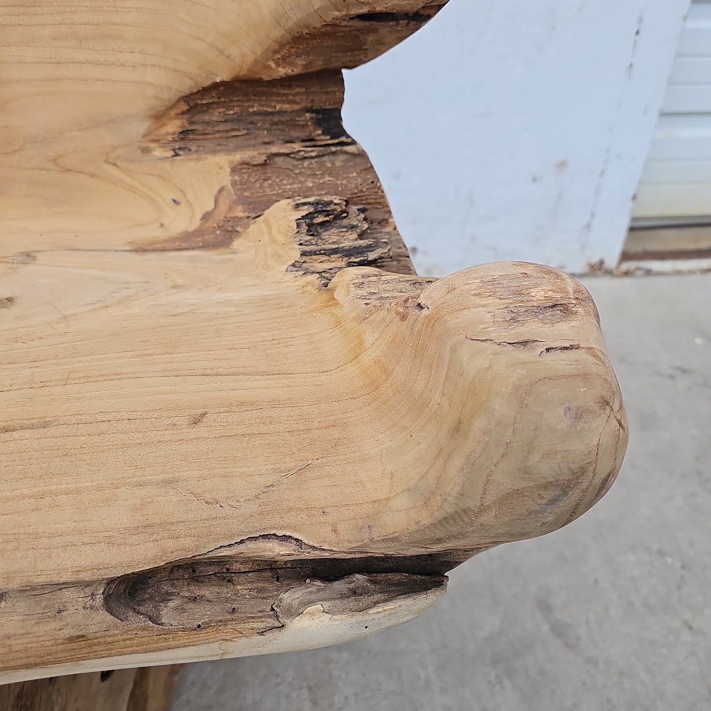 Primitive Wooden Trunk Chair