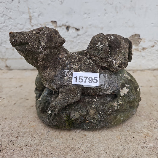 Concrete Pig Statue