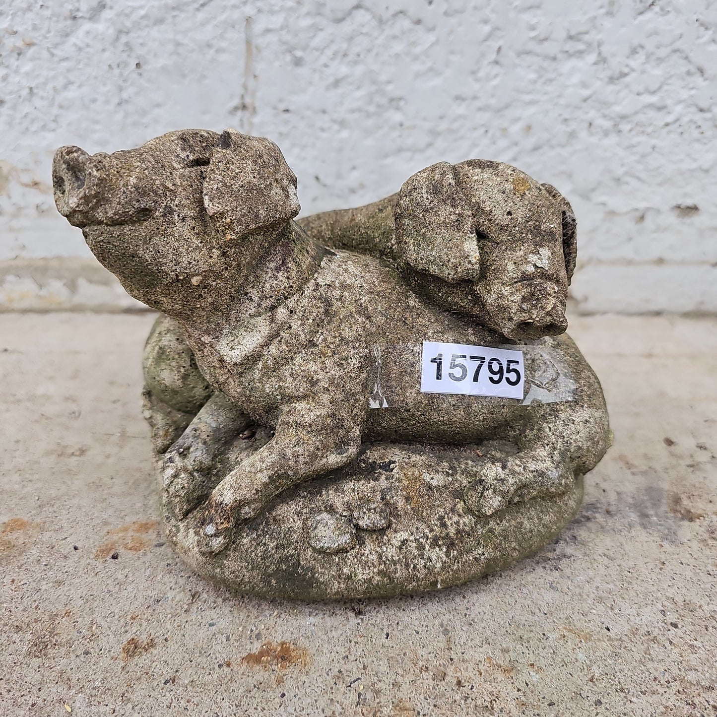 Concrete Pig Statue