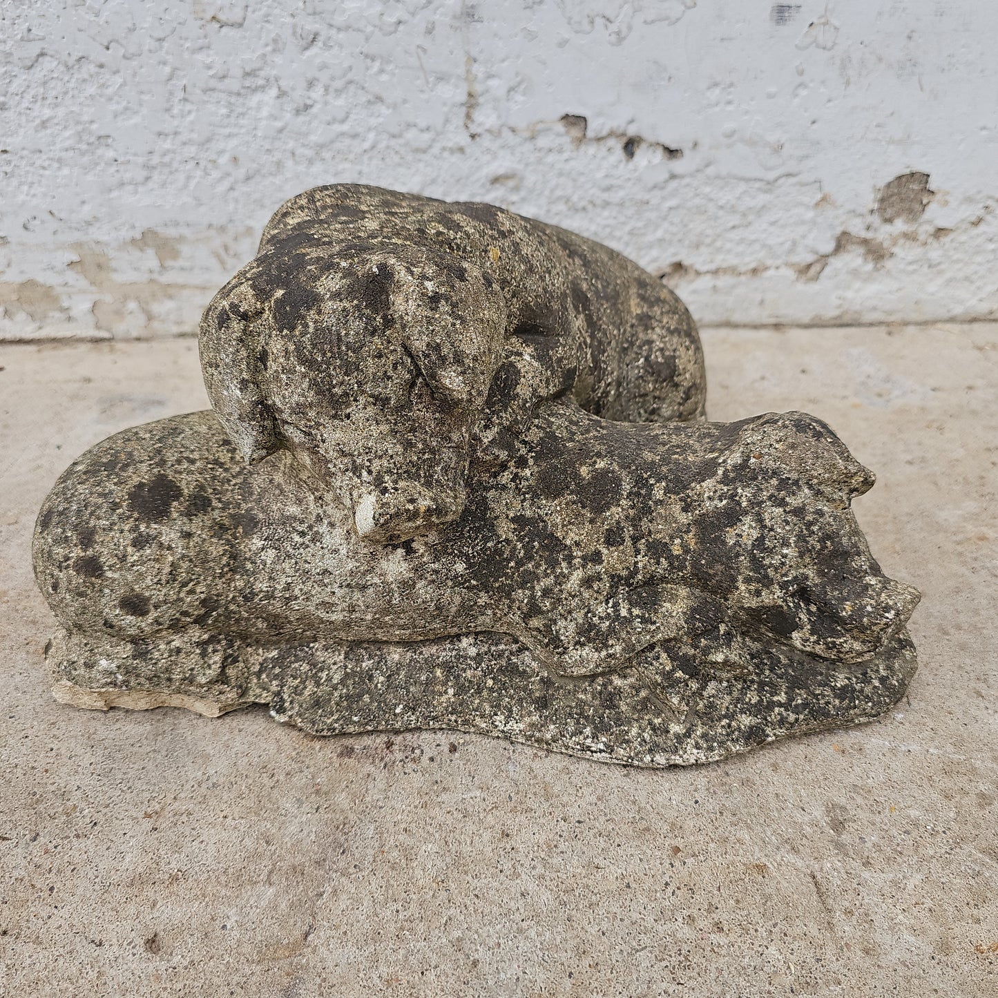 Concrete Pig Pair Statue