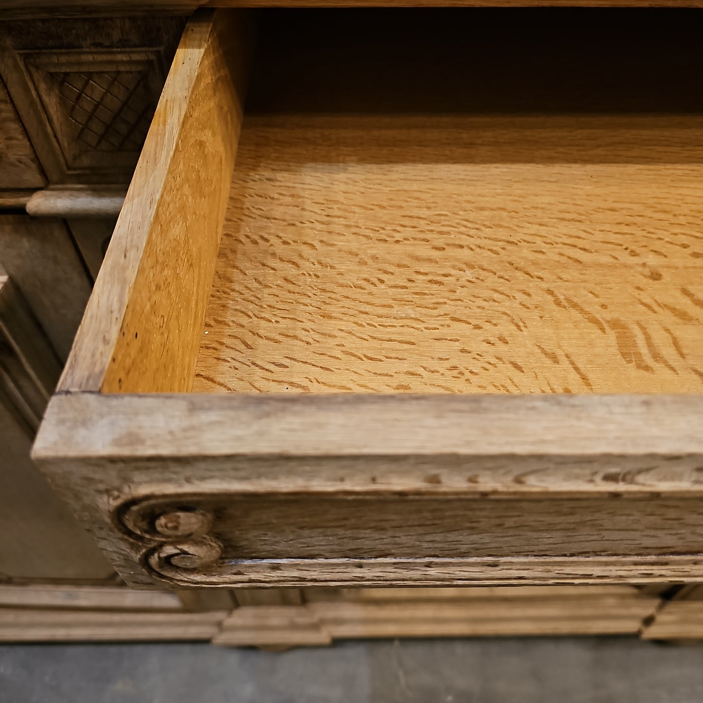 Bleached French Antique Sideboard / Buffet