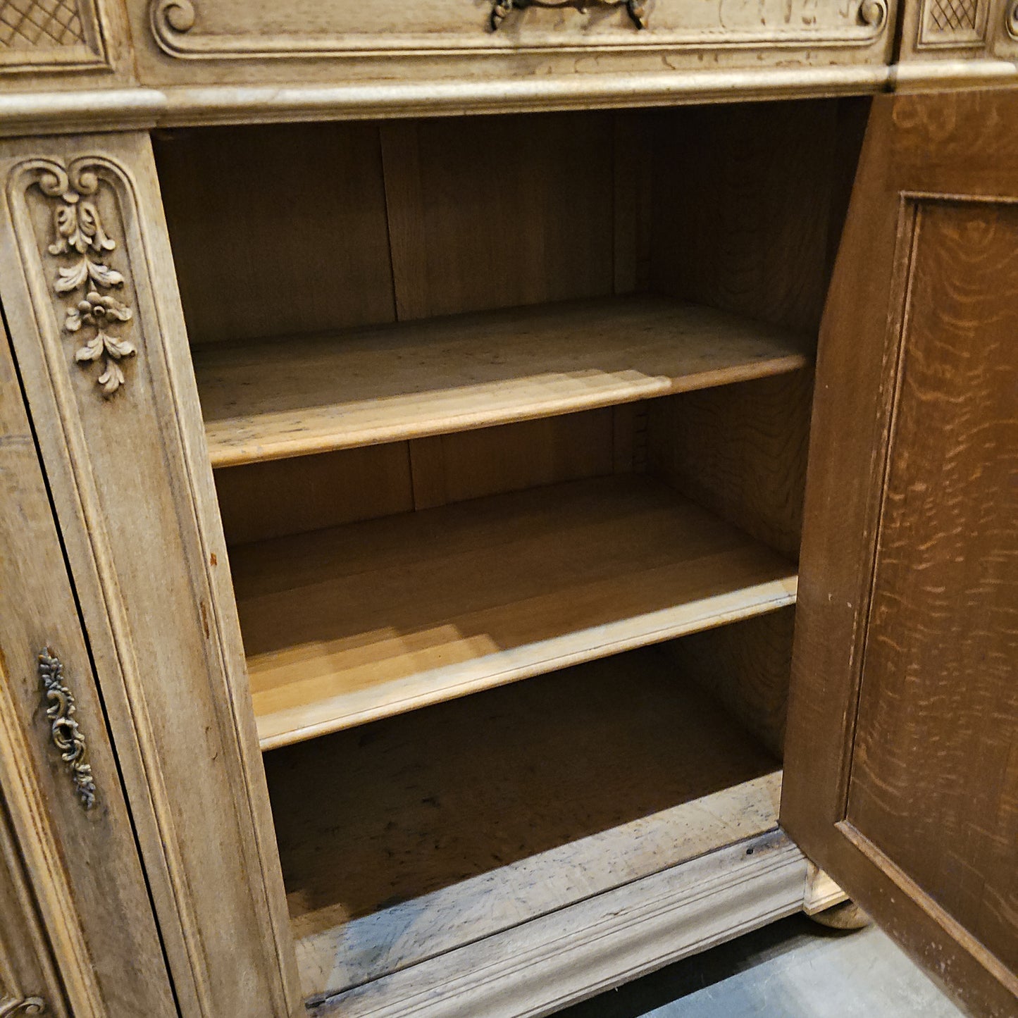 Bleached French Antique Sideboard / Buffet