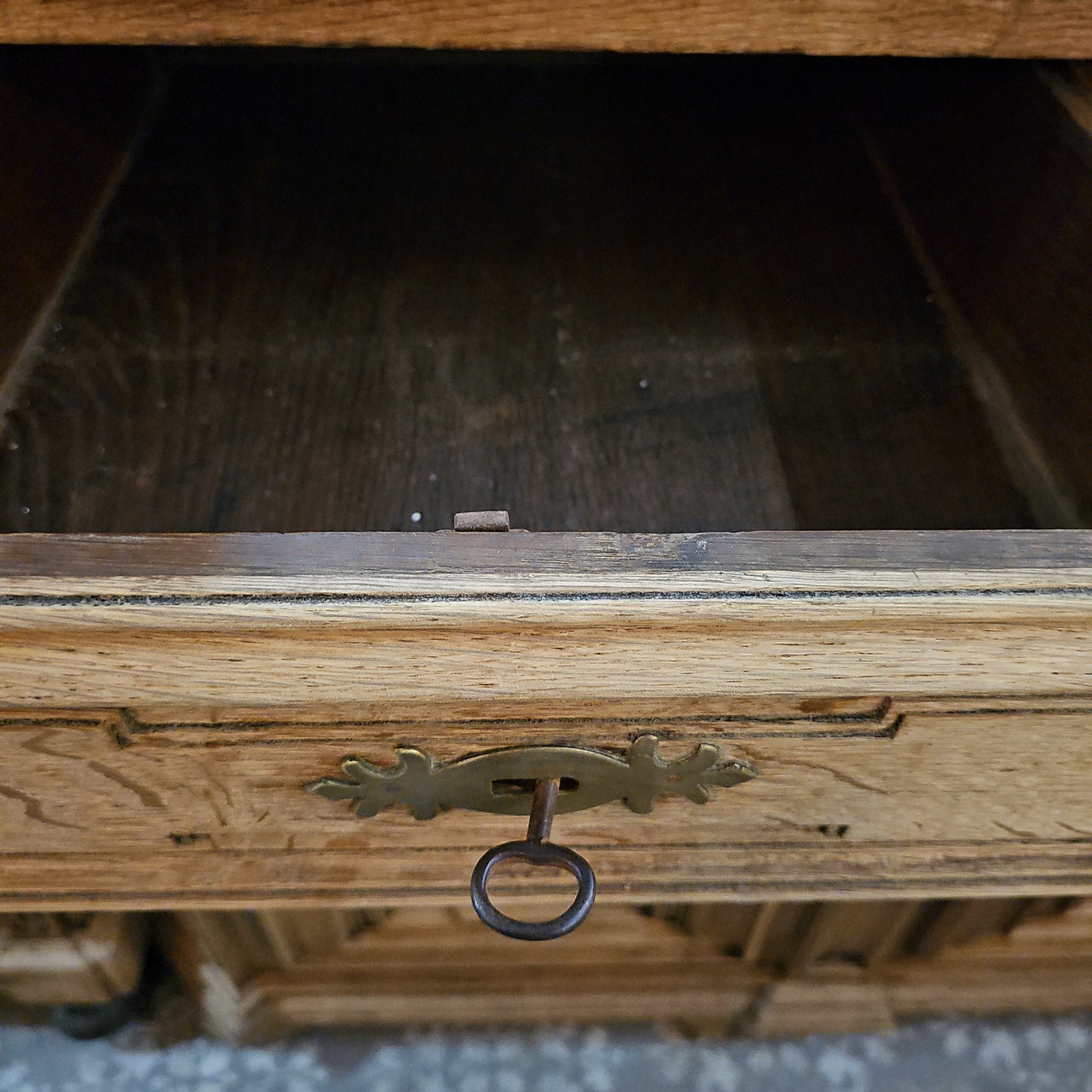 Bleached French Antique Sideboard