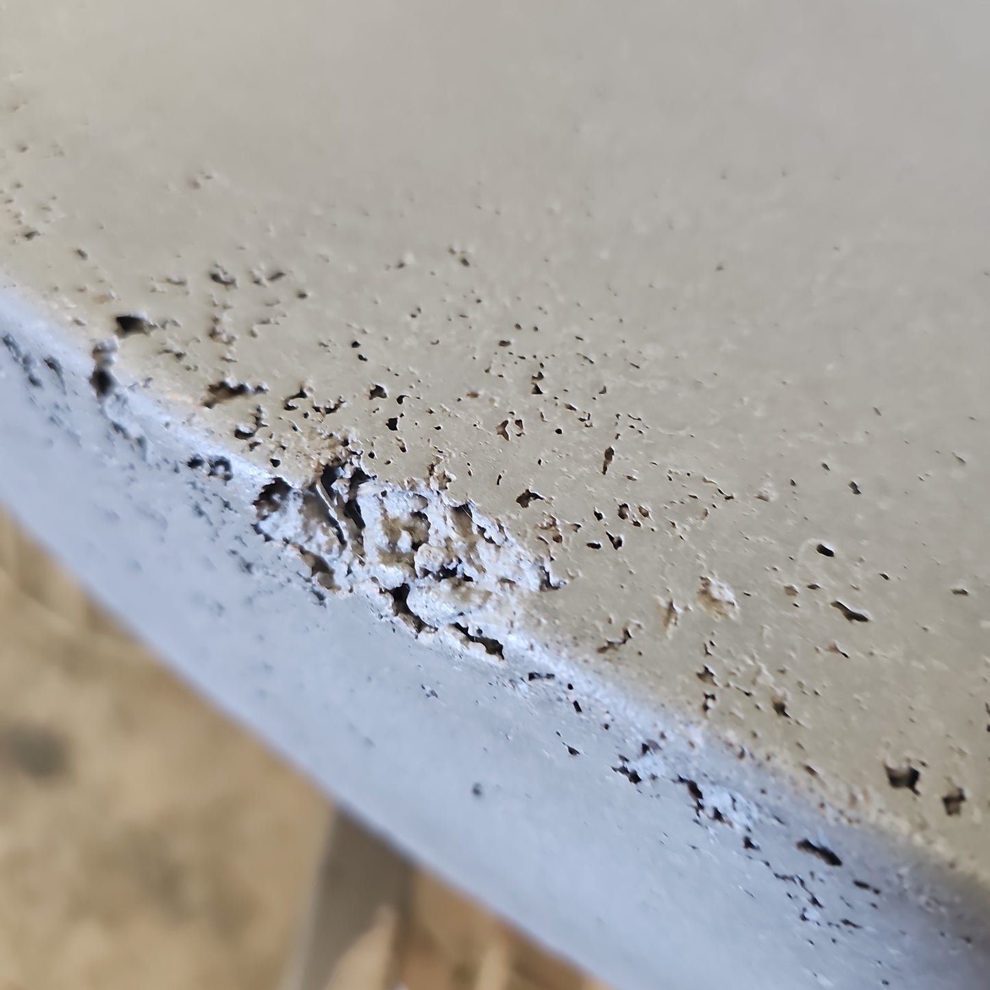 60" Round Concrete Table Top Gray