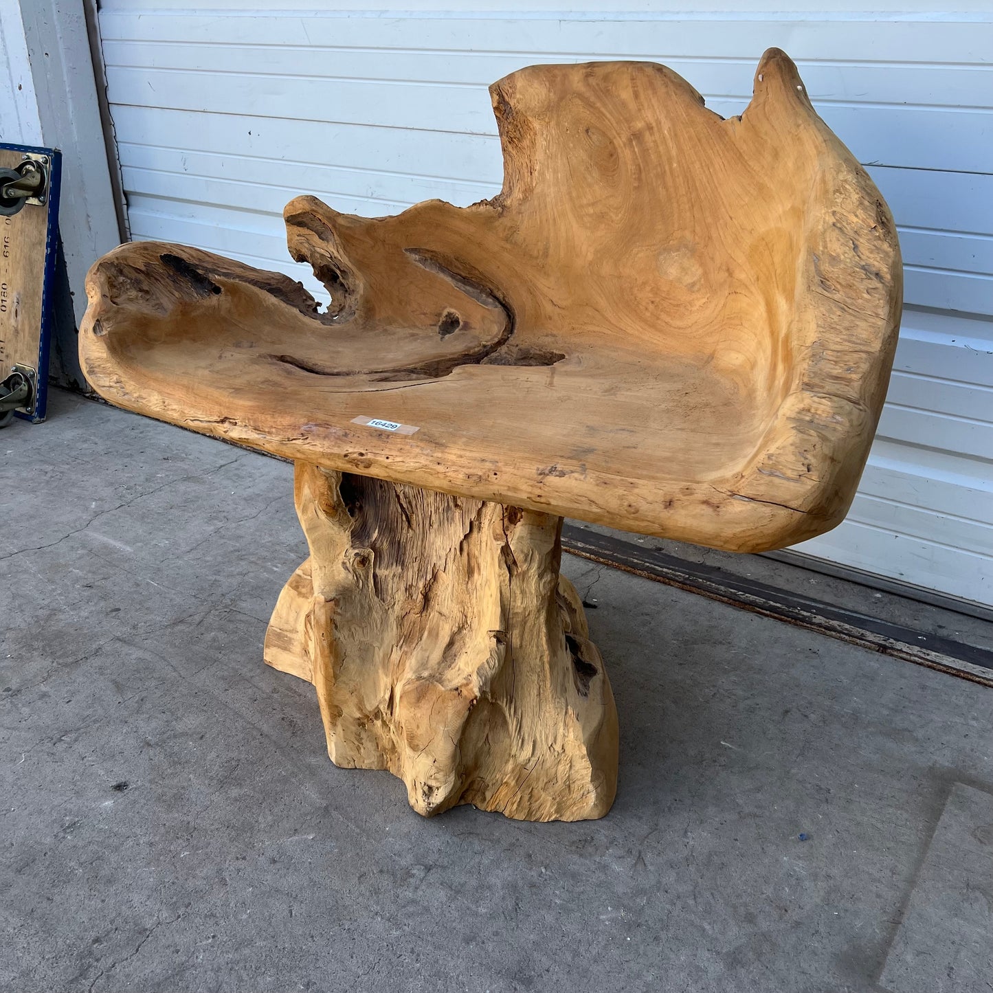 Primitive Wooden Stump/Root Chair