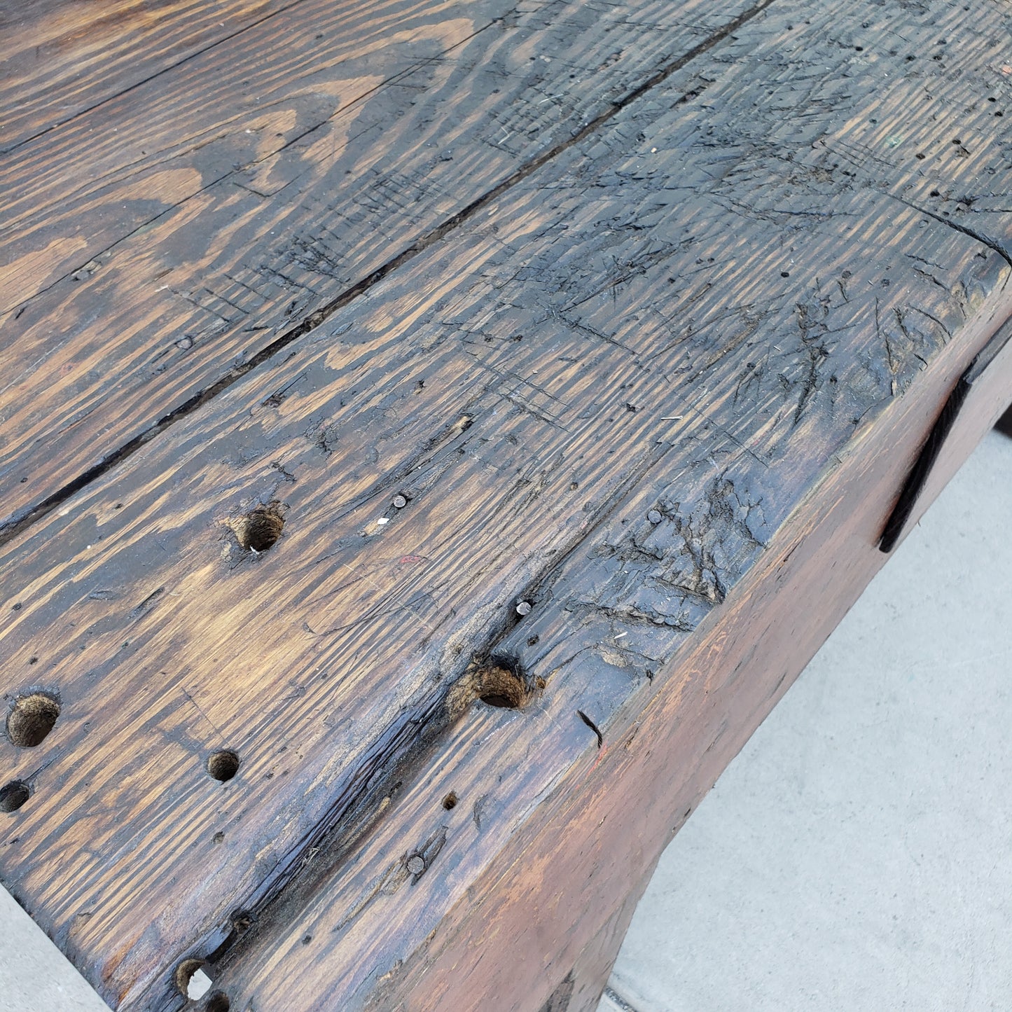 Antique Wooden Work Table