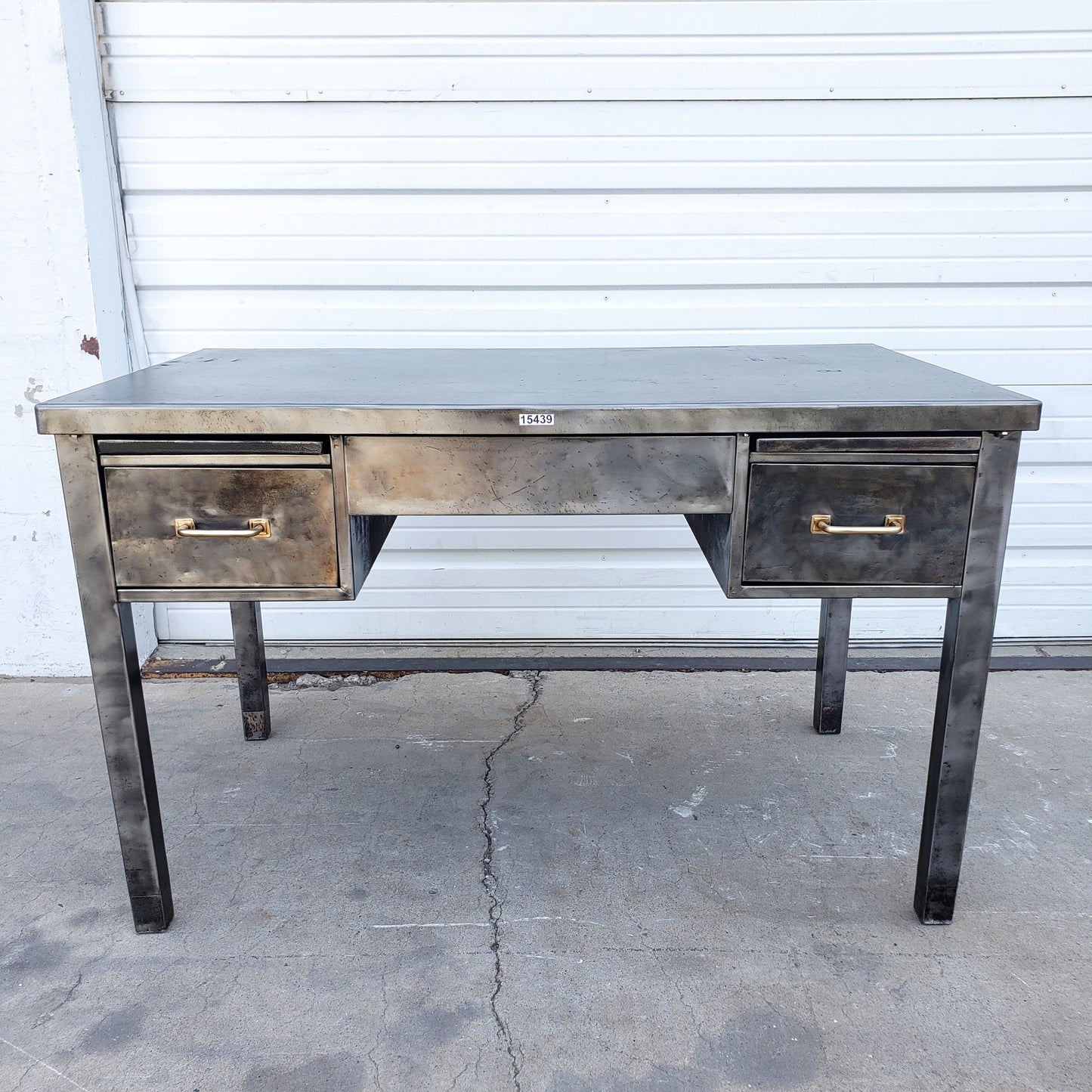 Stripped Metal Desk