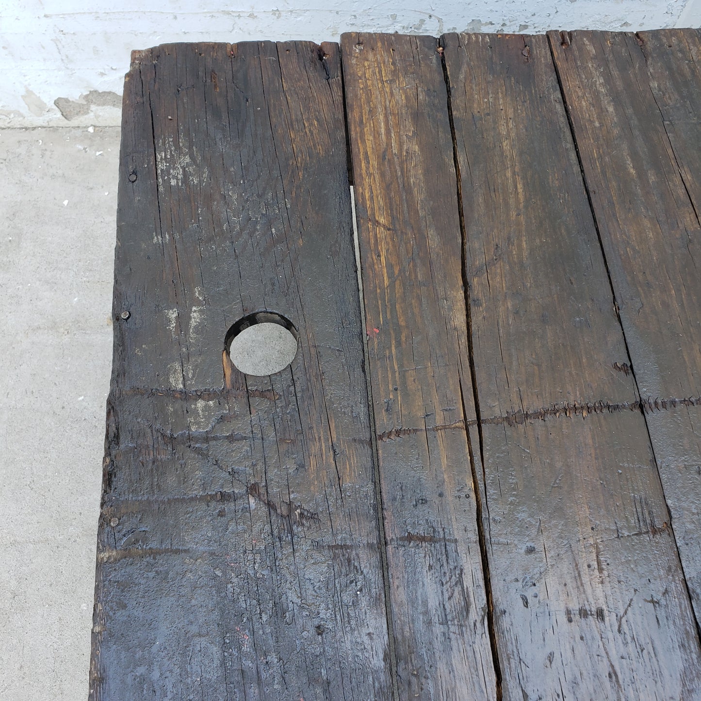 Wooden Trolley Coffee Table