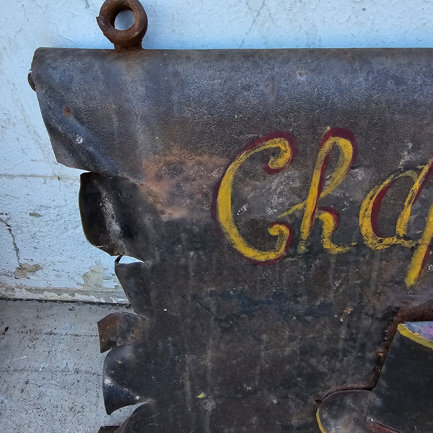 Antique French Hat Maker Sign "Chapellerie"