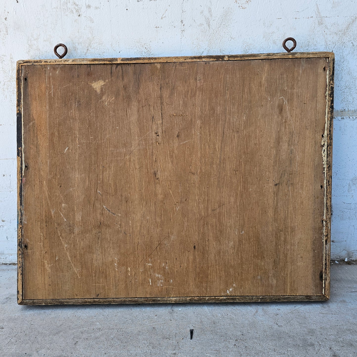 Antique Wooden Rooms and Meals Sign